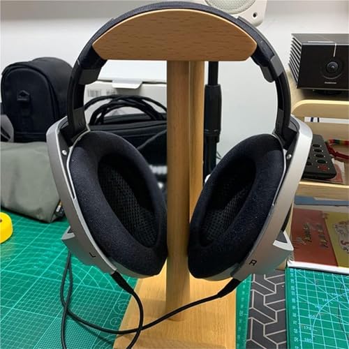 MRKU Kopfhörerständer, Headset-Haken, Tischregal, binaurale Display-Halterung aus Holz Bild 6