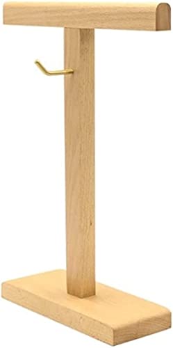 MRKU Kopfhörerständer, Headset-Haken, Tischablage, vertikale Halterung aus Holz, multifunktionales Metall Bild 1