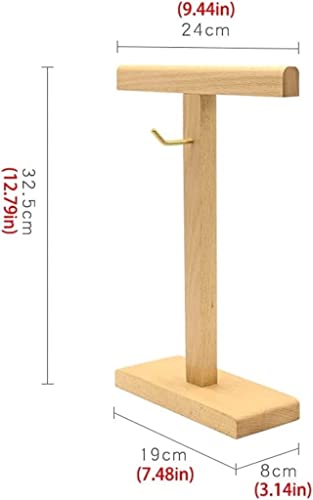 MRKU Kopfhörerständer, Headset-Haken, Tischablage, vertikale Halterung aus Holz, multifunktionales Metall Bild 3