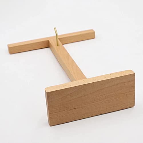 MRKU Kopfhörerständer, Headset-Haken, Tischablage, vertikale Halterung aus Holz, multifunktionales Metall Bild 4