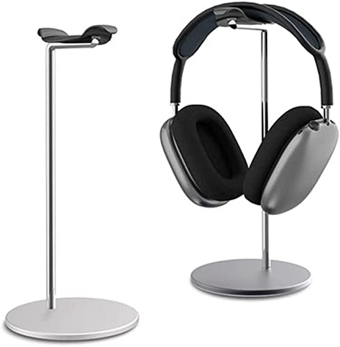 MRKU Kopfhörerständer mit Haken, Schreibtischhalterung aus Metall, rutschfestem Silikon, Stereo-geeignet für alle Kopfhörer, Gaming-Schreibtischzubehör Bild 3