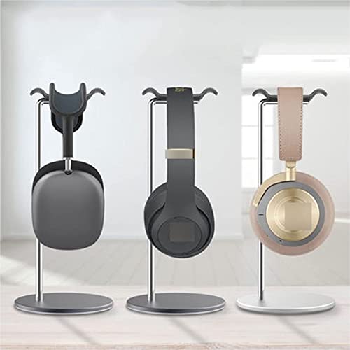 MRKU Kopfhörerständer mit Haken, Schreibtischhalterung aus Metall, rutschfestem Silikon, Stereo-geeignet für alle Kopfhörer, Gaming-Schreibtischzubehör Bild 4
