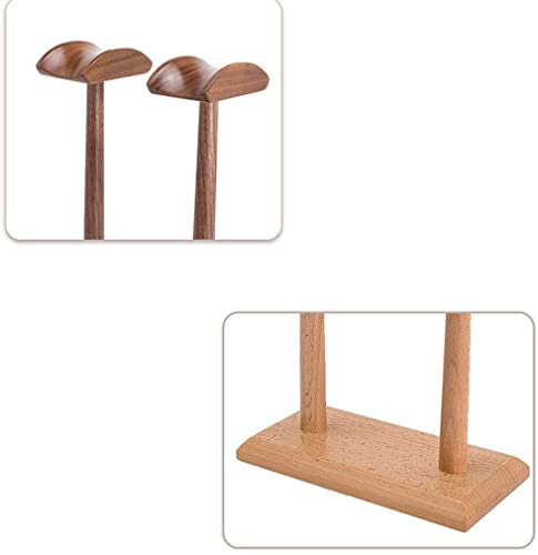 MRKU Kopfhörerständer, Headset-Haken, universeller Doppel-Kopfhörerständer aus Holz im modischen Design Bild 4