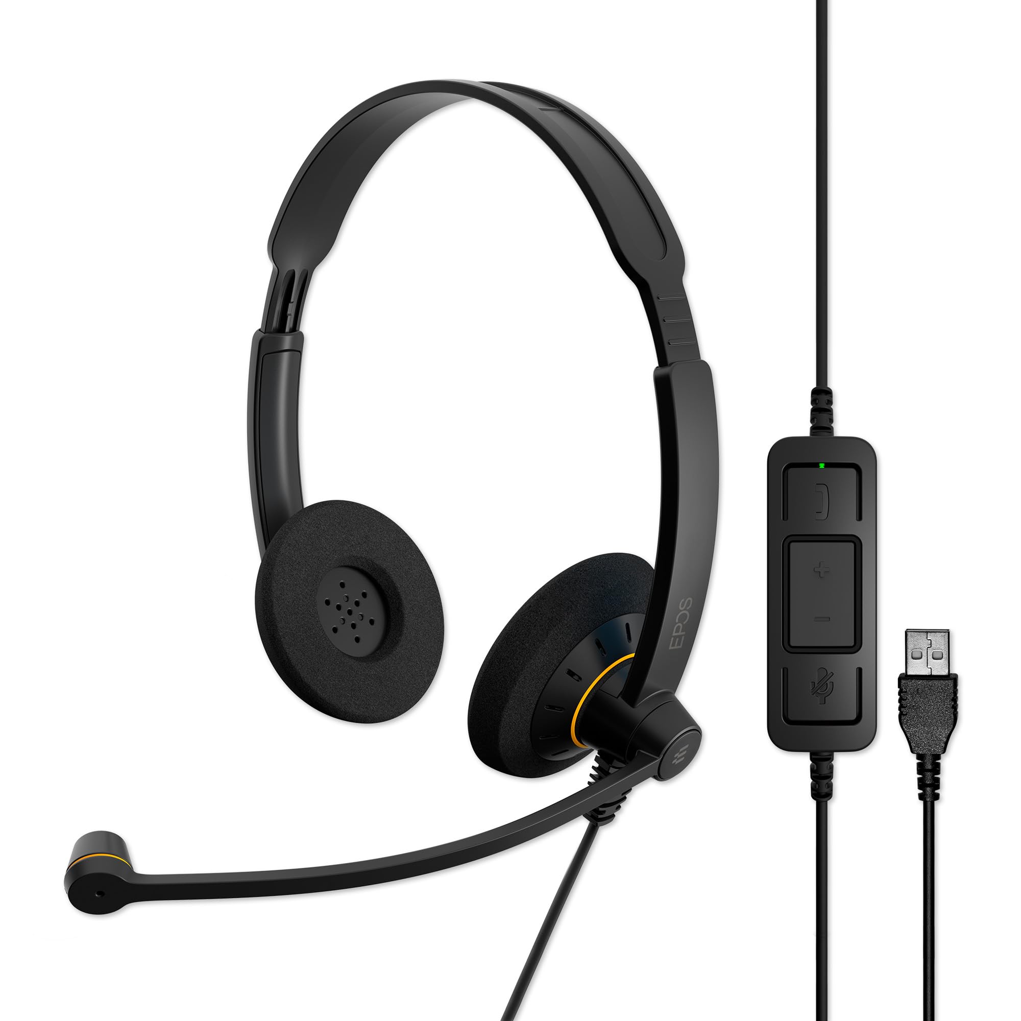 Sennheiser SC60 Headset (binaural / beidseitig, USB, für Microsoft Lync) Schwarz, 504547
