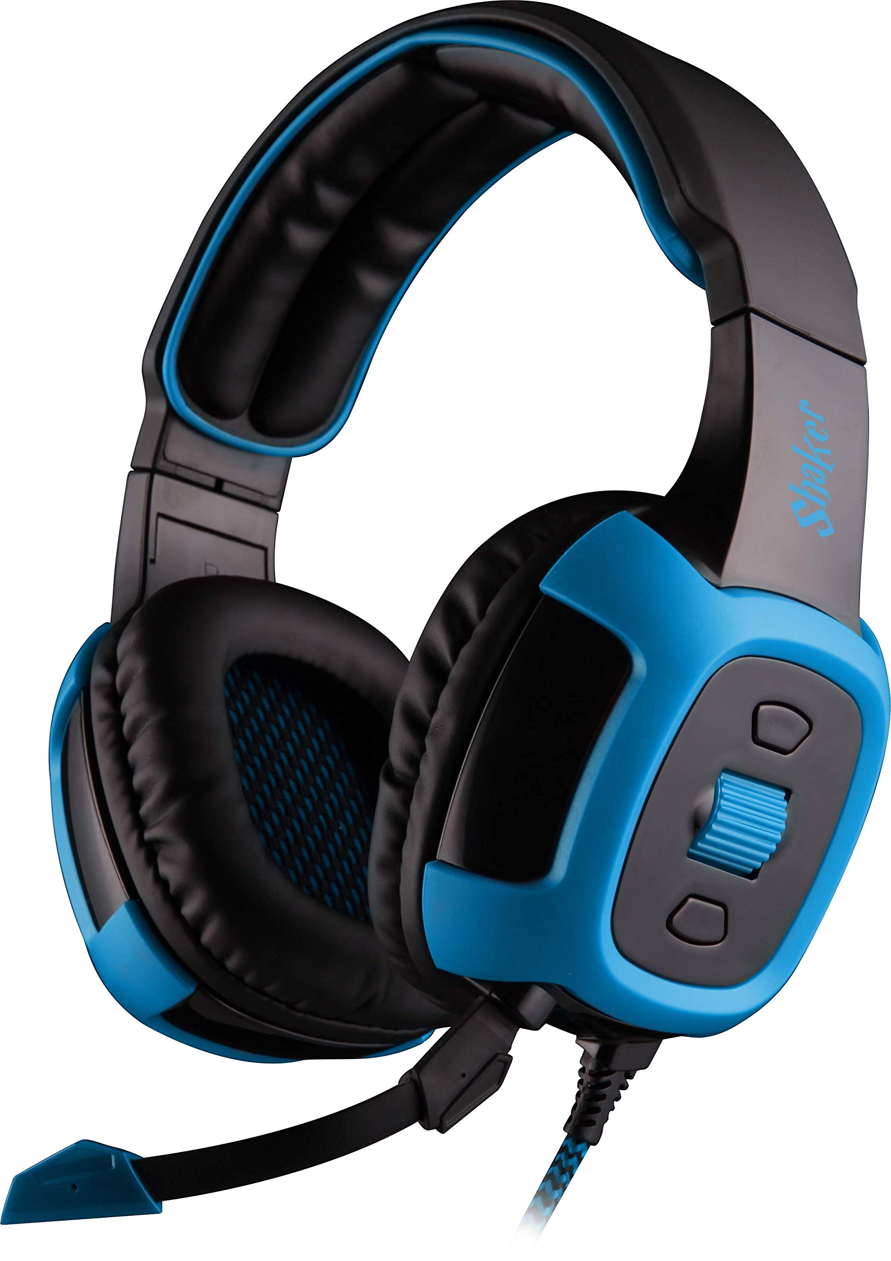 Sades In-Ear-Gaming-Kopfhörer schwarz schwarz/blau