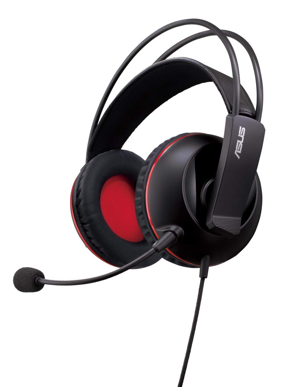 Asus 90YH0061-B1UA00 Cerberus Gaming-Kopfhörer schwarz/rot