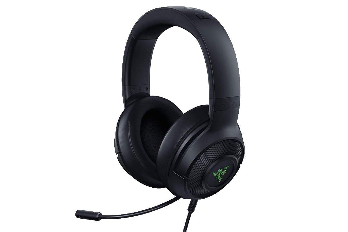 Razer Kraken USB Binaural Head-Band Black Headset – Headsets (PC/Gaming, Binaural, Head-Band, Black, Wired, USB)