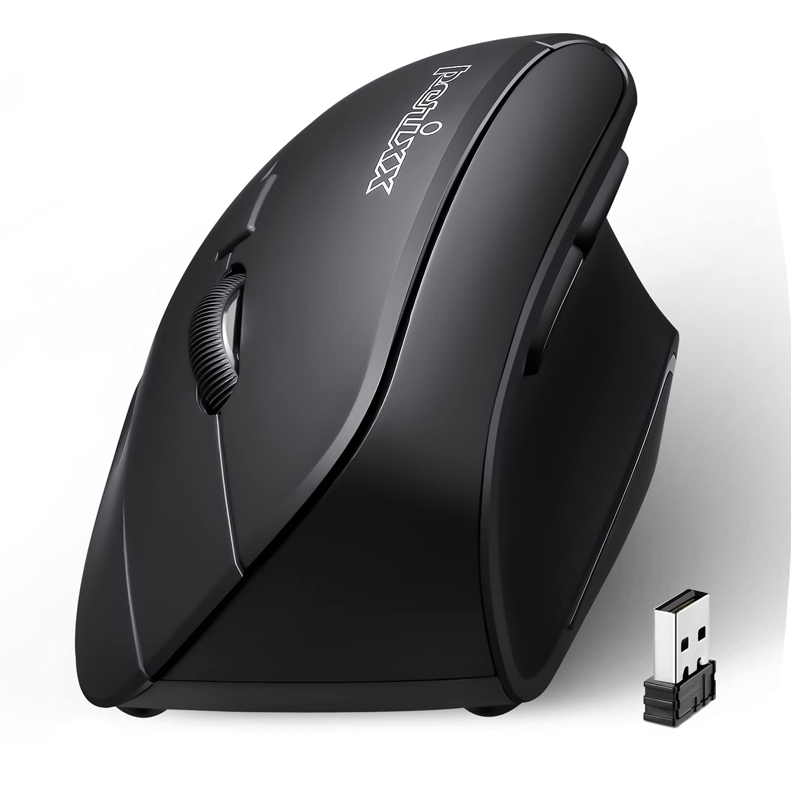 Perixx PERIMICE-715 II Ergonomische Vertikale Maus Kabellos 2,4 GHz