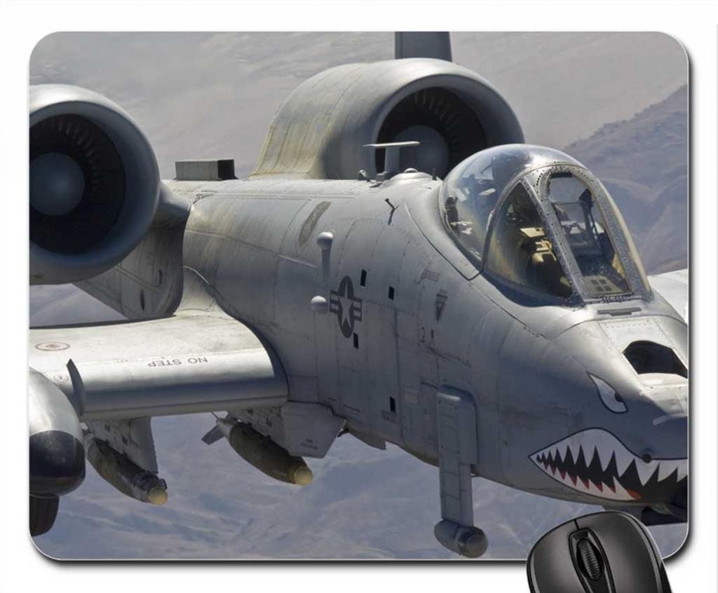 A10 Warthog Mauspad, Mousepad (25,9 x 21,1 x 0,3 cm)