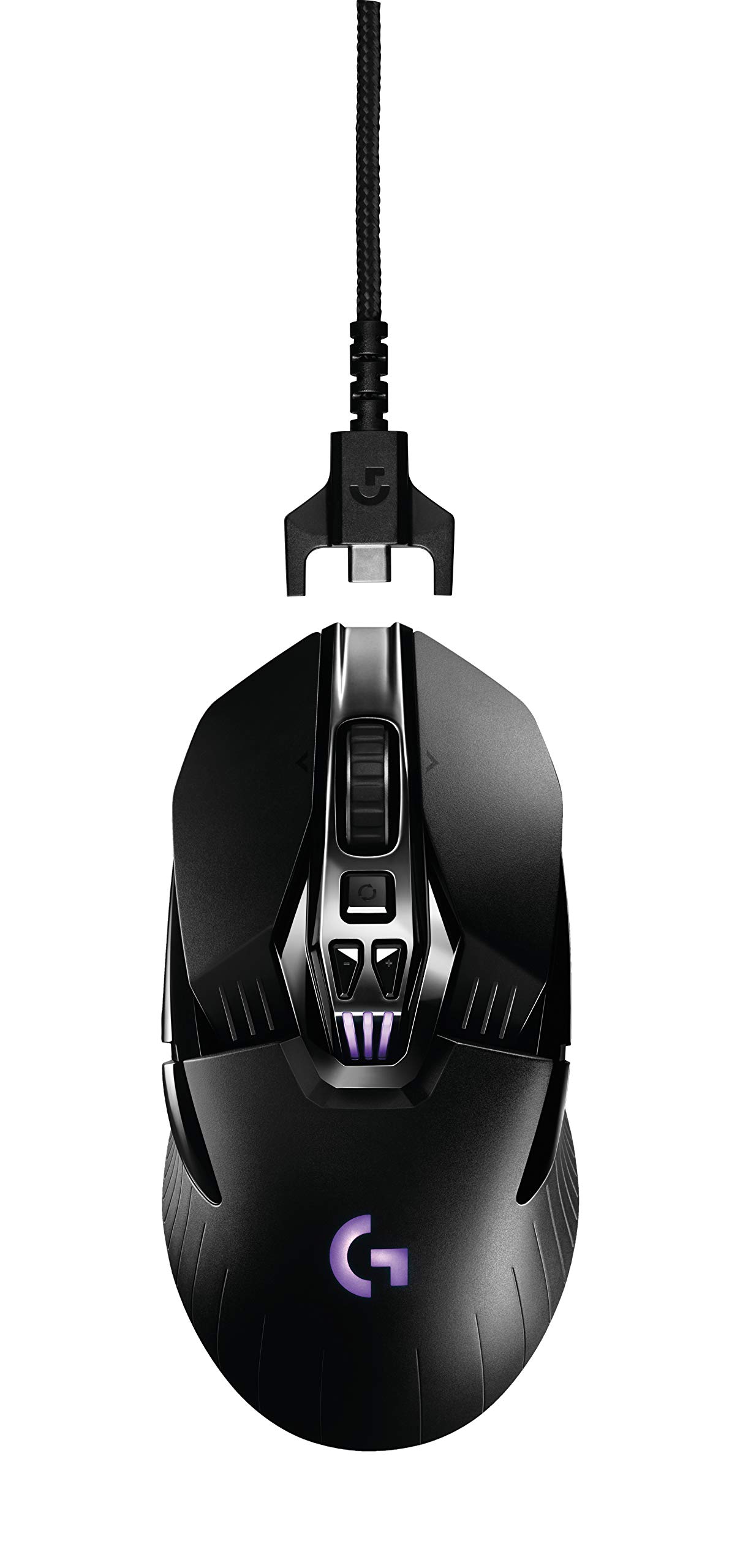 Logitech G900 Chaos Spectrum Wireless Gaming Maus, Kabellose 2.4GHz Verbindung mit USB-Empfänger, 12000 DPI Sensor, RGB-Beleuchtung, 6 Programmierbare Tasten, PC/Mac - Schwarz