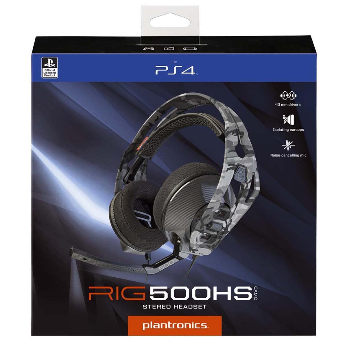 Plantronics, Rig 500HS Official Gaming Headset (Camo) PS4