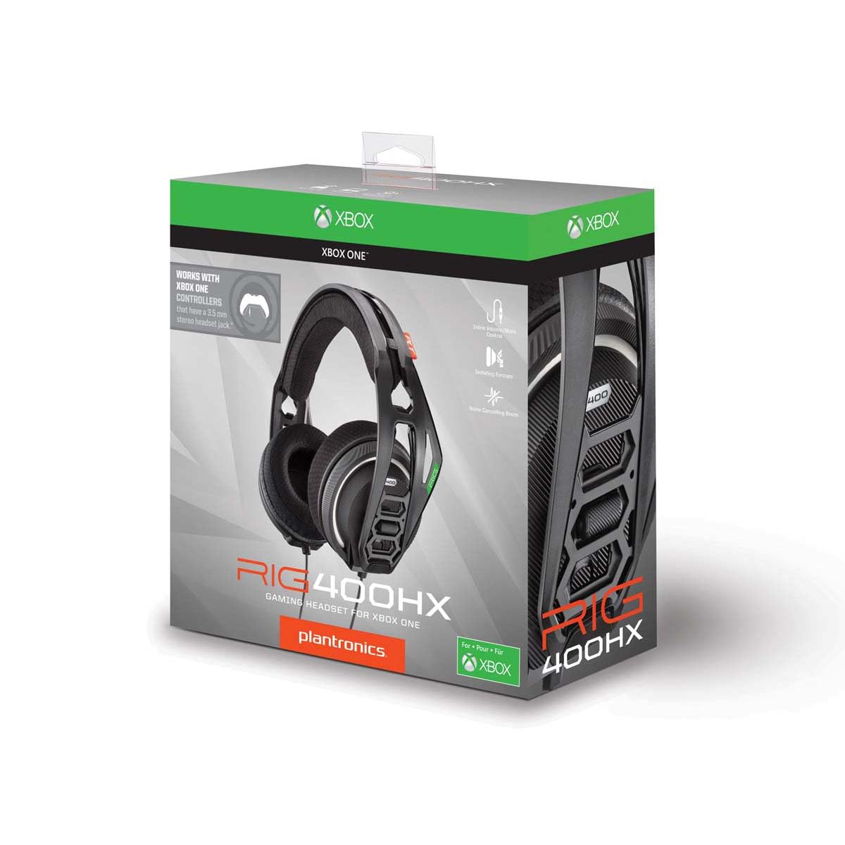 Nacon Rig 400HX, Gaming Headset für Xbox One, Schwarz