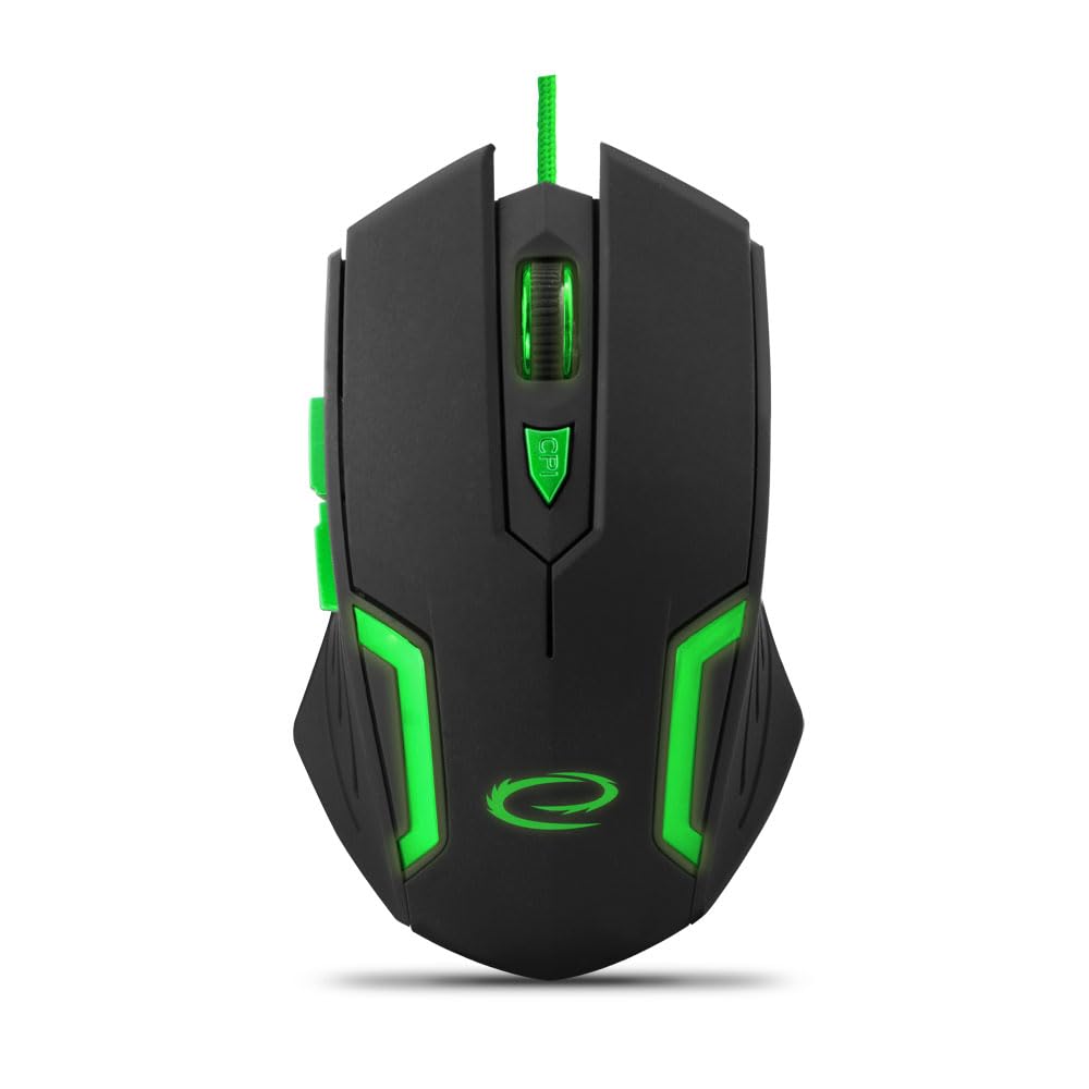 Esperanza EGM205 Fighter Scroll-Rad, PC-Maus, PC/Mac, 2-Wege, Gaming Produkt