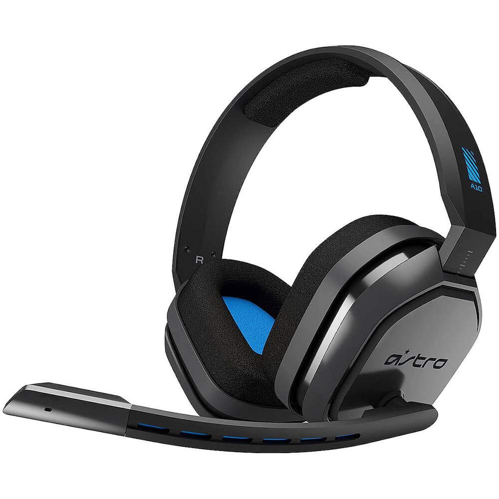 ASTRO Gaming A10 Gaming-Headset mit Kabel, Leicht & Robust, ASTRO Audio, Dolby ATMOS, 3,5mm Anschluss, Xbox Series X|S, Xbox One, PS5, PS4, Nintendo Switch, PC, Mac, Smartphone - Schwarz/Blau