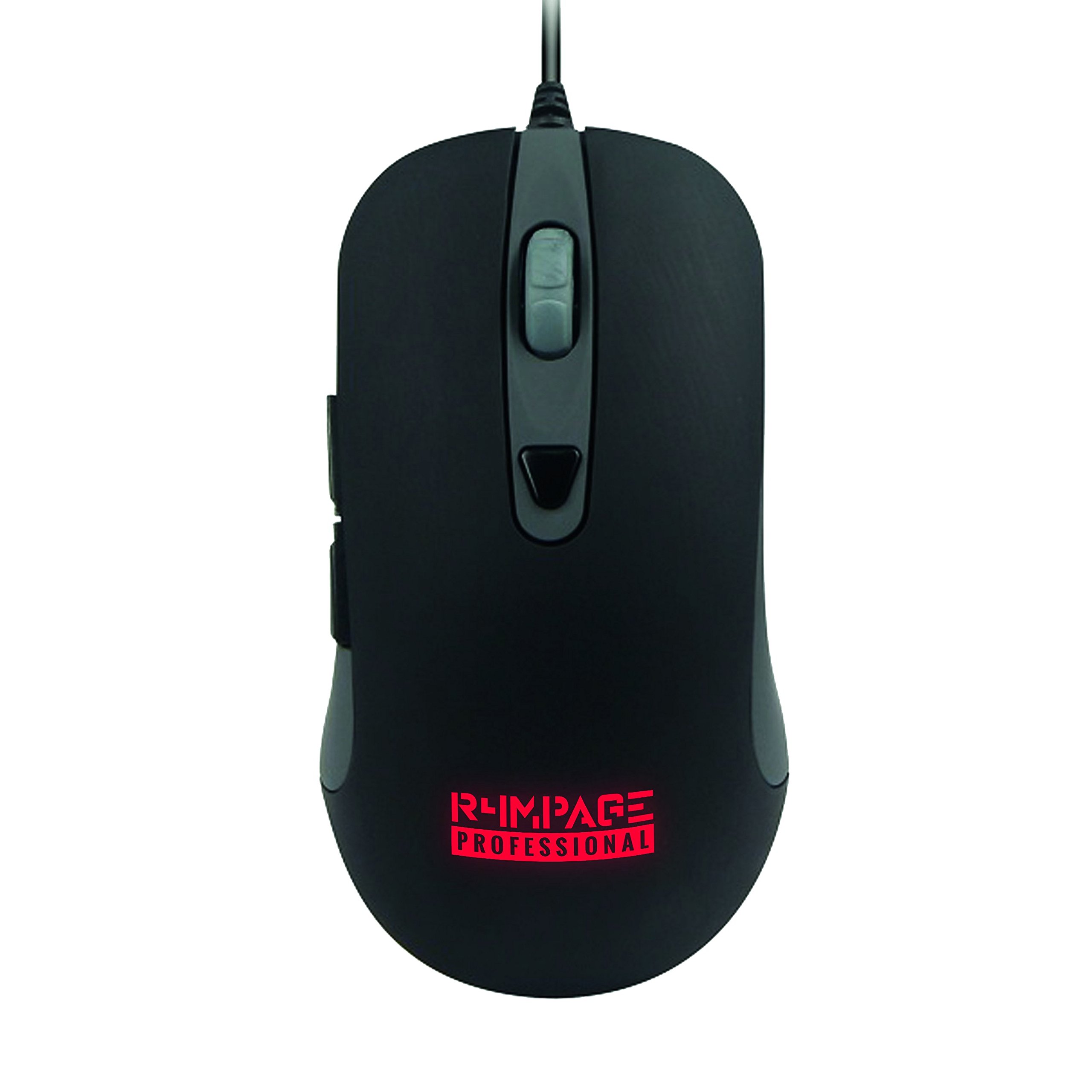 RP-11000 Pro Professionelle Gaming Maus mit 6 programmierbare Taste, Schwarz