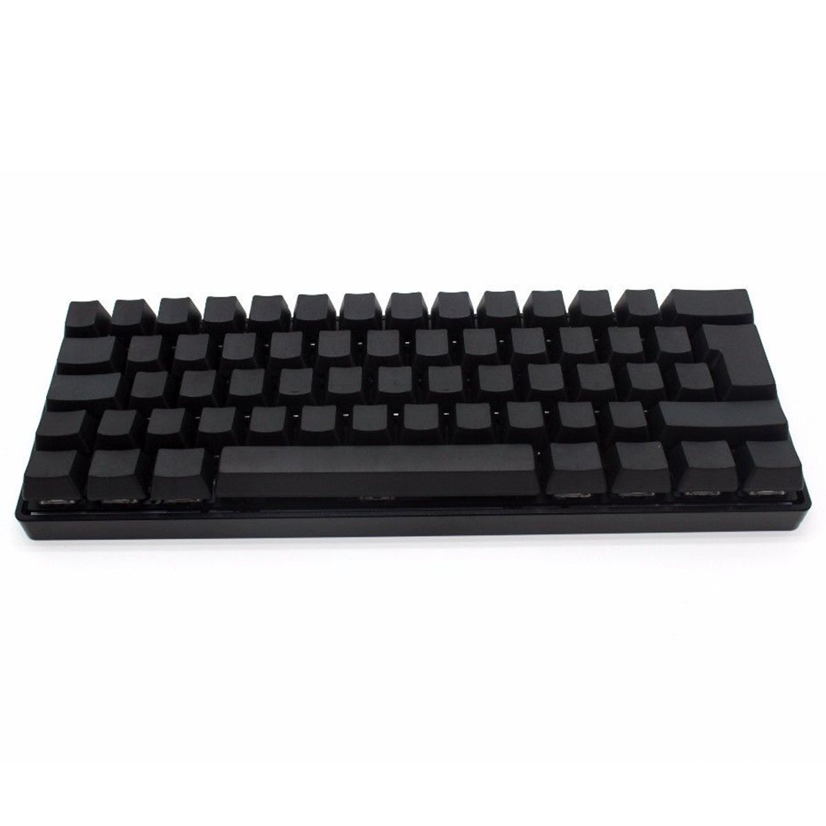 62 Key Schwarz Weiß Leere Dicke Pbt Iso Keycaps Key Caps Für Mechanische Keyboad - Schwarz