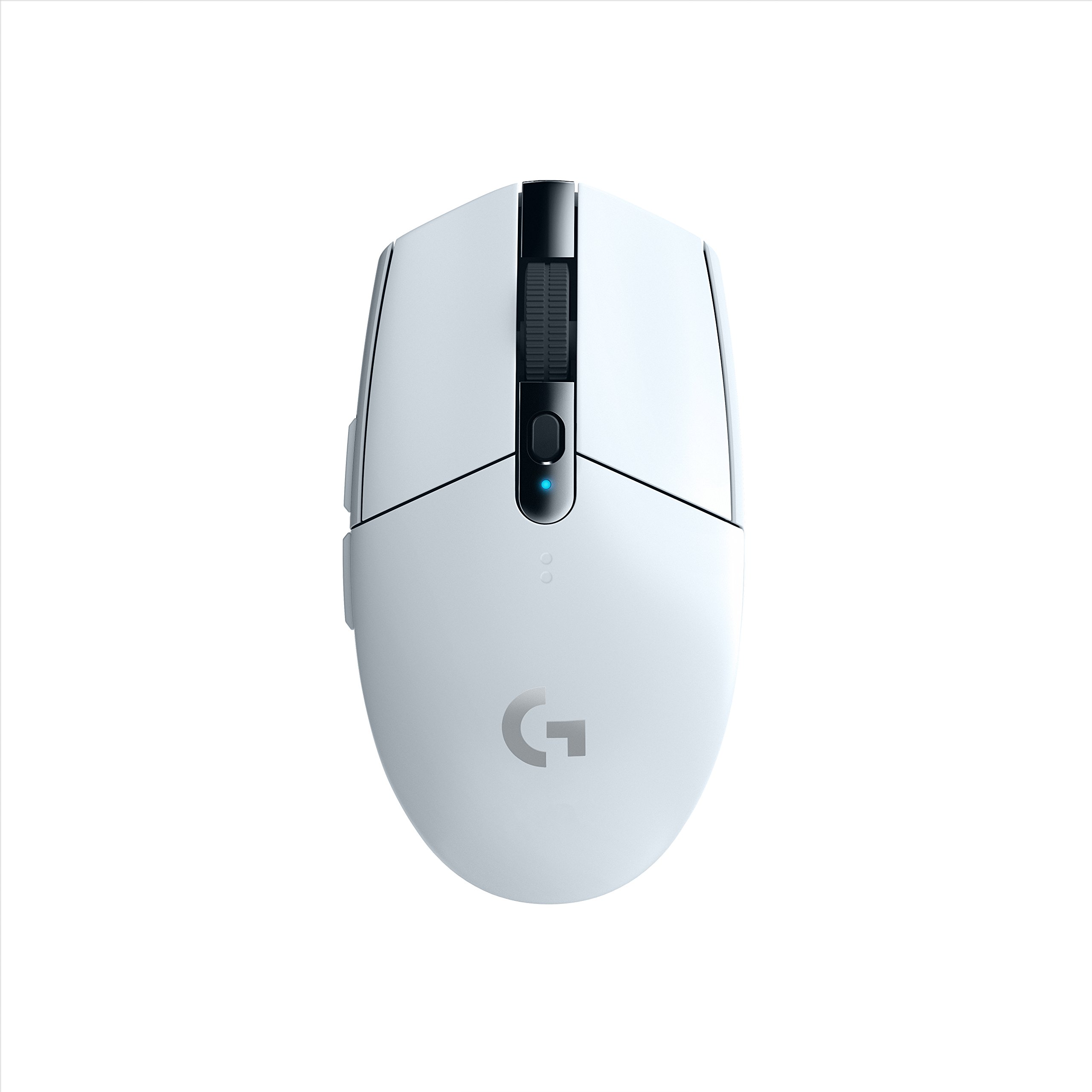 Logitech G G305 LIGHTSPEED kabellose Gaming-Maus mit HERO 12K DPI Sensor, Wireless Verbindung, 6 programmierbare Tasten, 250 Stunden Akkulaufzeit, Leichtgewicht, PC/Mac - Weiß