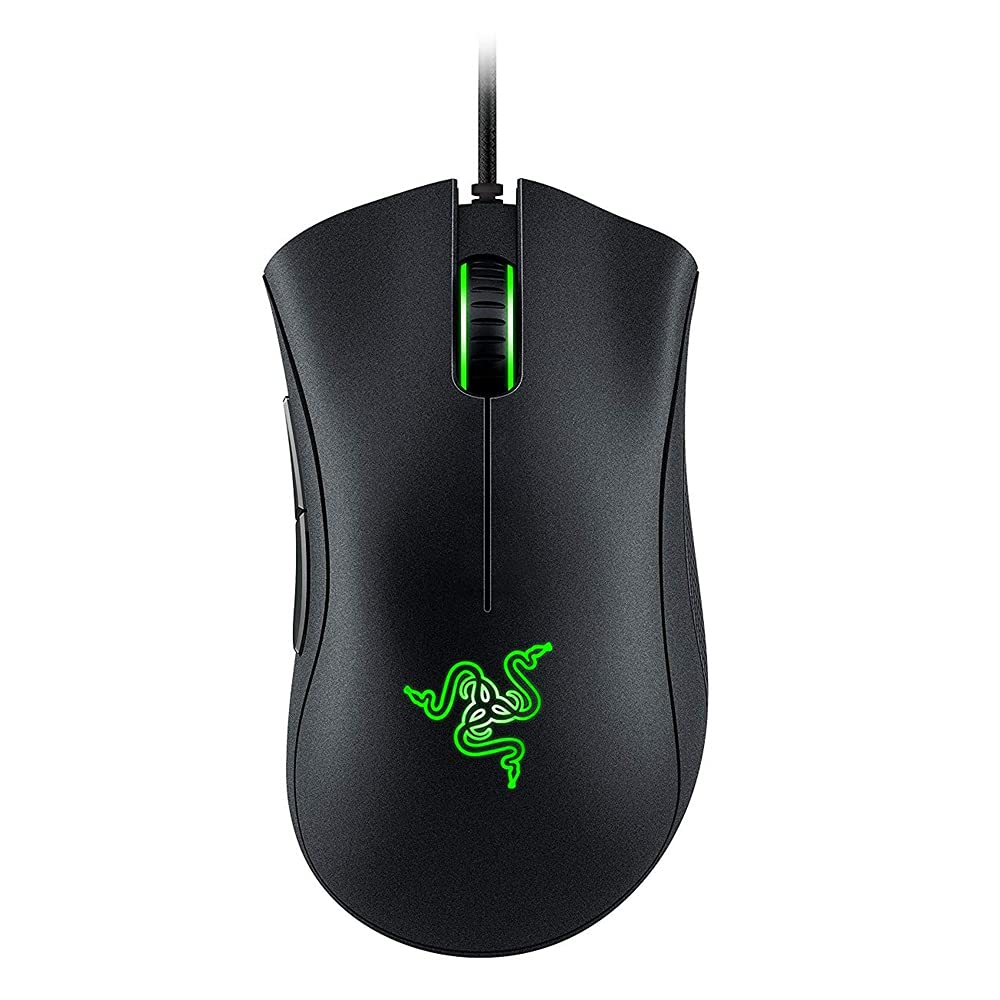 Razer DeathAdder Essential – 6.400 DPI Optical Sensor - 5 Hyperresponse Tasten - Gaming & Esports Maus - Ergonomischer Formfaktor