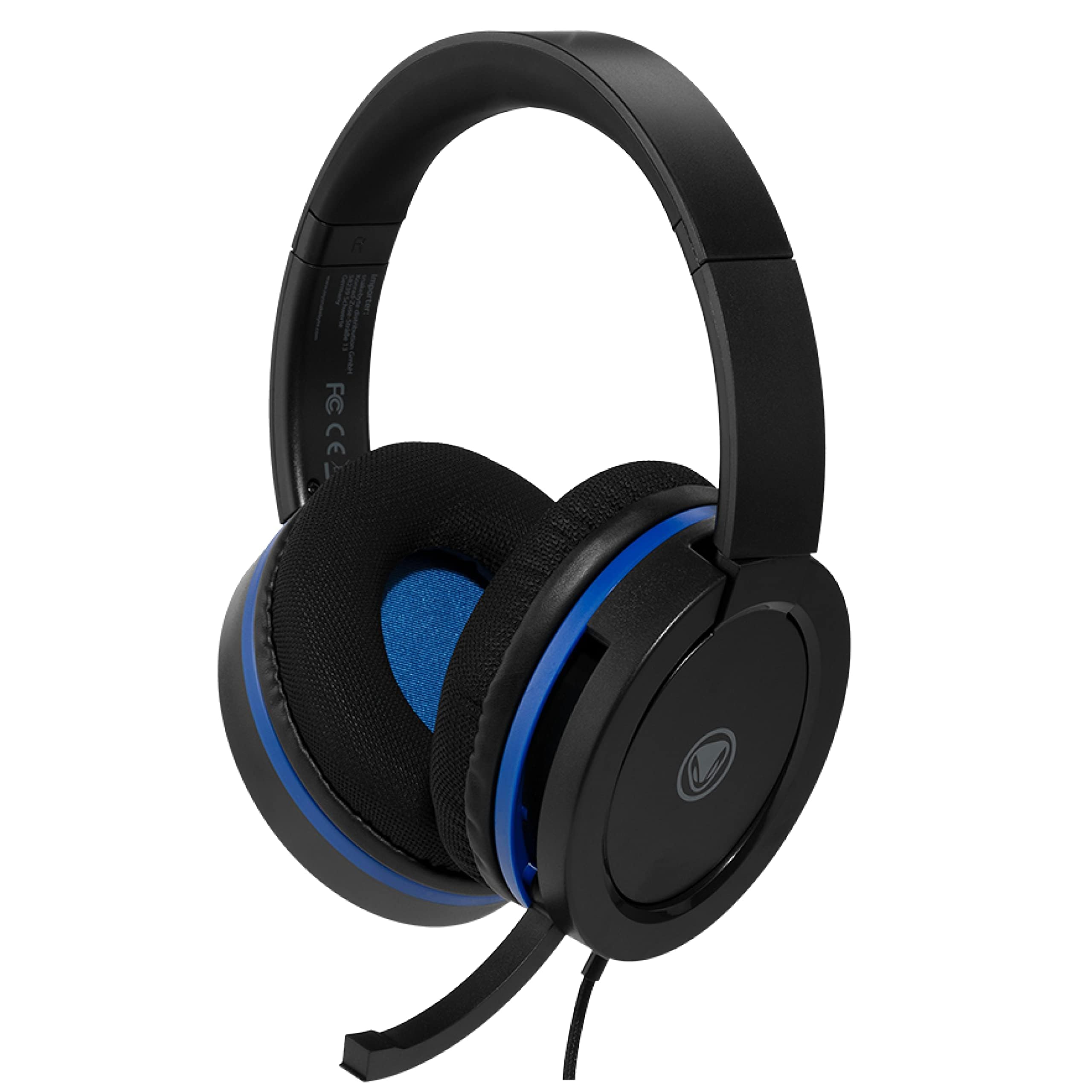 snakebyte HEADSET 4 PRO – Playstation 4 Stereo Gaming Headset mit Mikrofon PS4 / PS4 Slim/ PS4 Pro, 3,5mm Audio Stecker, kompatibel mit PC, XBOX, VOIP, Telefonkonferenzen, VideoCall, Skype, Zoom, uvm.