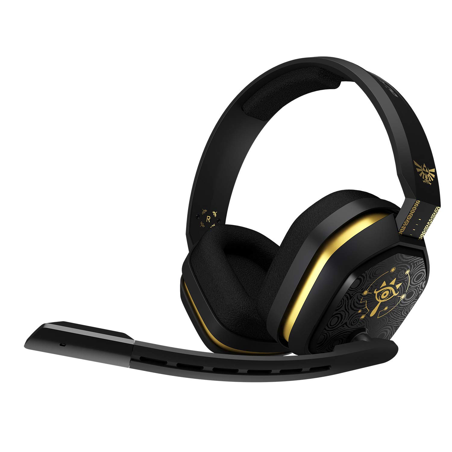 ASTRO Gaming A10 Gaming-Headset mit Kabel, Zelda Edition, Leicht & Robust, Dolby ATMOS, 3,5mm Anschluss, Xbox Series X|S, Xbox One, PS5, PS4, Nintendo Switch, PC, Mac, Smartphone - Schwarz/Gold