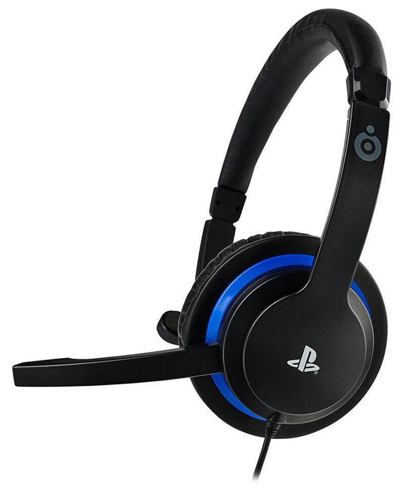Bigben Interactive PS4OFCOMMUNICATOR Kopfhörer, Monophon, Kopfband, Schwarz, Blau – Kopfhörer (Spielekonsole/PC/Gaming, Monophon, Kopfband, Schwarz, Blau, kabelgebunden & kabellos, 1,2 m)