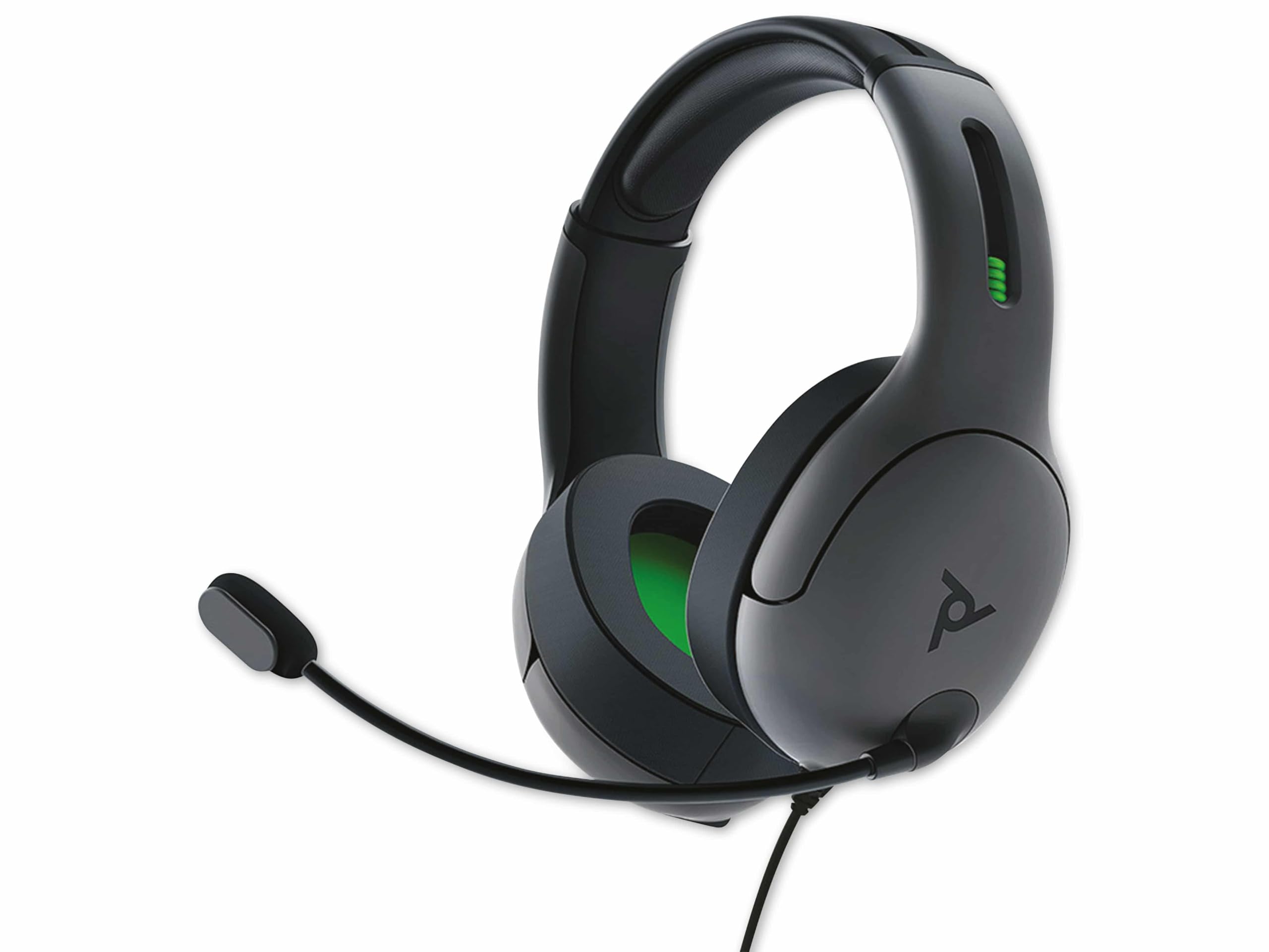 PDP Gaming LVL50 verkabelt Kopfhörer mit Mic für Xbox One, Series X|S - PC, iPad, Mac, Laptop Compatible - Geräuschunterdrückung Mikrofon, Bass Boost, Soft Comfürt Over Ear Headphones - schwarz