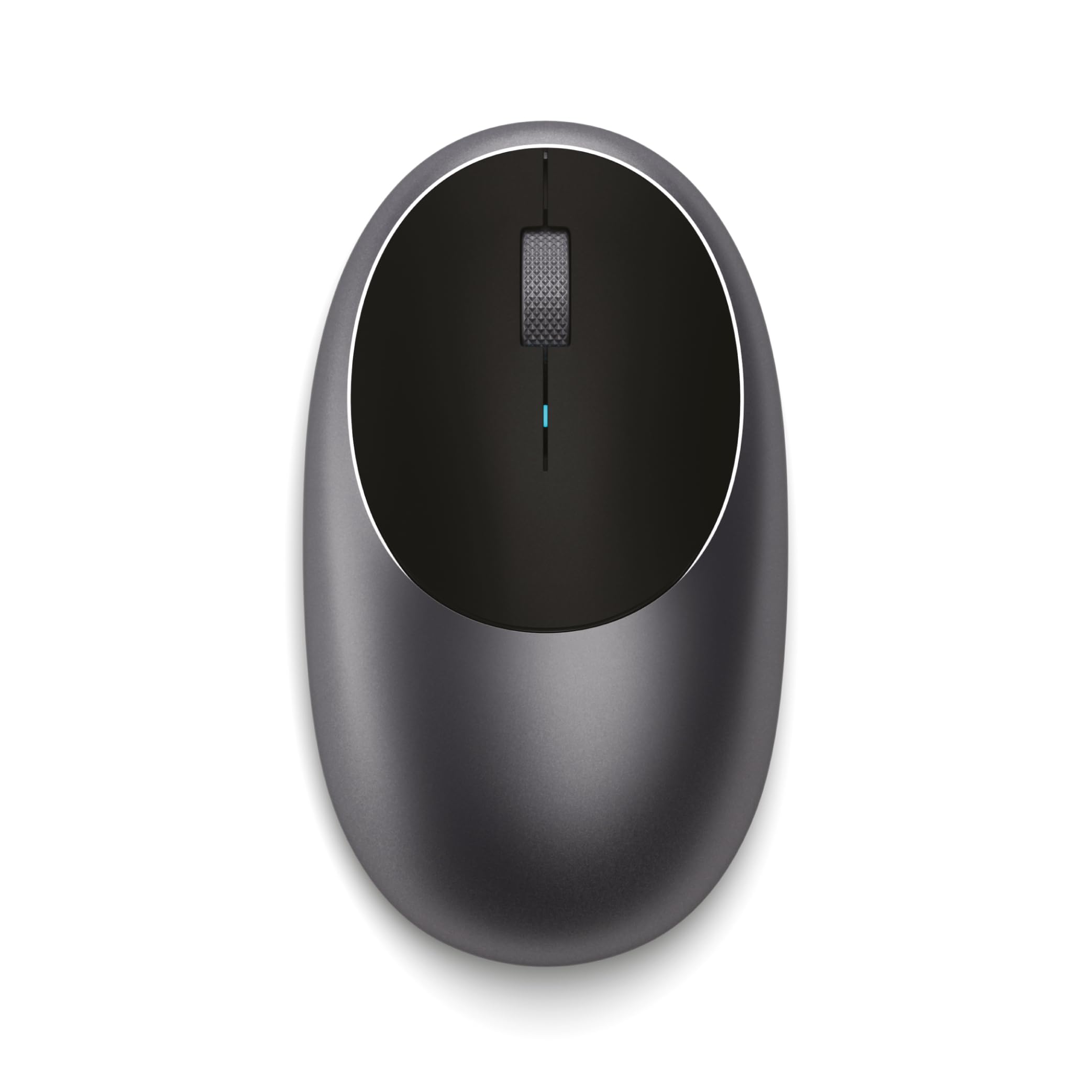 SATECHI M1 Kabellose Bluetooth Computermaus, 1200 DPI Maus, USB-C wiederaufladbarer Akku, kompakt & tragbar für MacBook Air & Pro, Mini, iMac, Windows, ThinkPad, UVM. – Space Grau