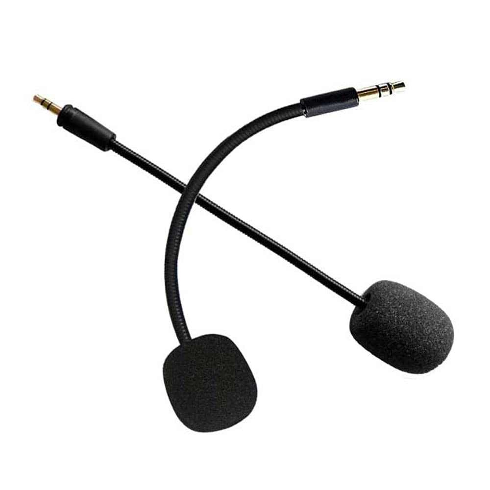 Ersatz-Mikrofon, 3,5 mm kompatibel mit Turtle Beach Ear Force Gaming Headsets für Xbox One PS4 PC Computer Gaming Kopfhörer 2 Stück