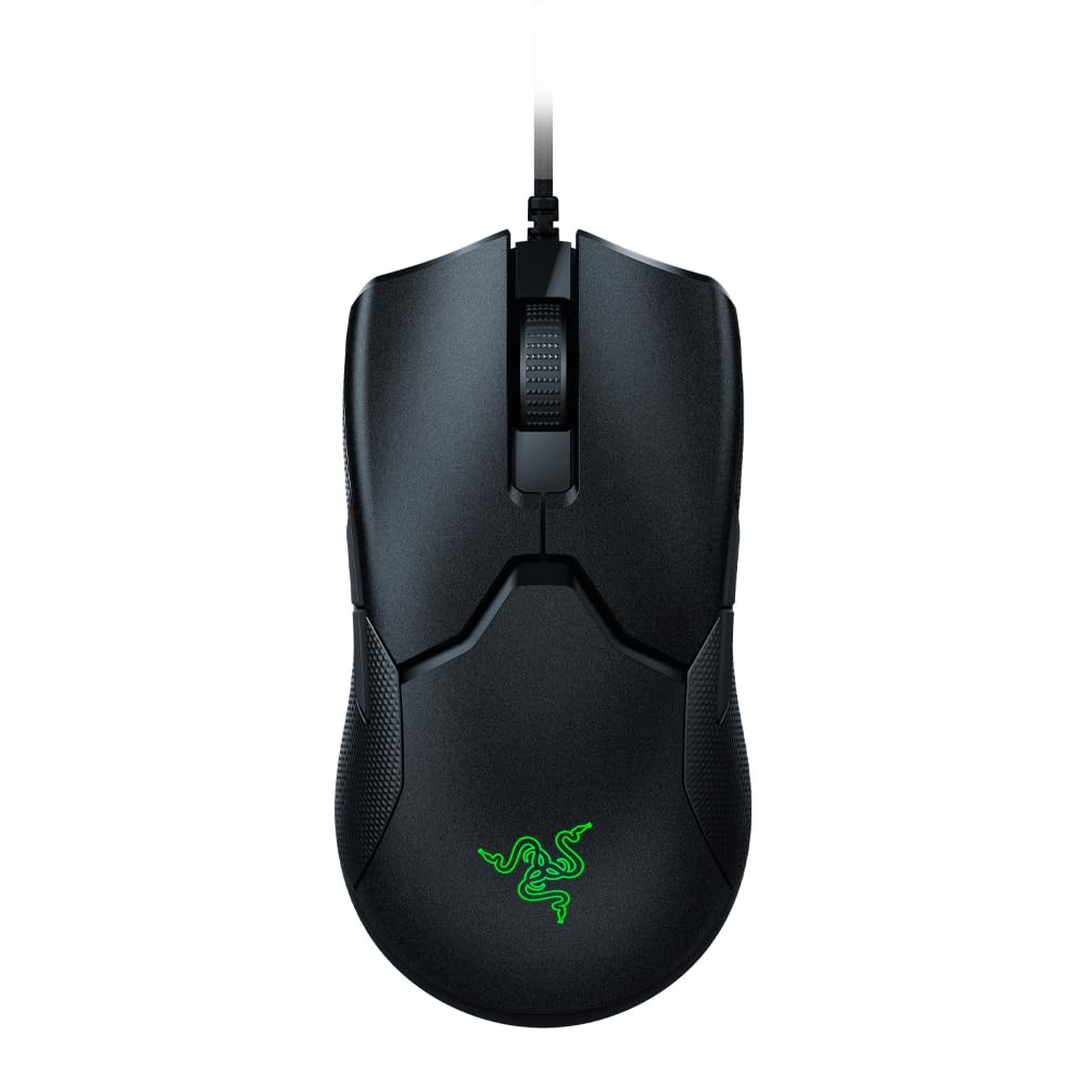 Razer Viper - Kabelgebundene Gaming Maus mit nur 69g Gewicht für PC/Mac (Ultraleicht, beidhändig, Speedflex-Kabel, optischer 5G Sensor, integrierter DPI-Speicher, Chroma RGB Beleuchtung) Schwarz