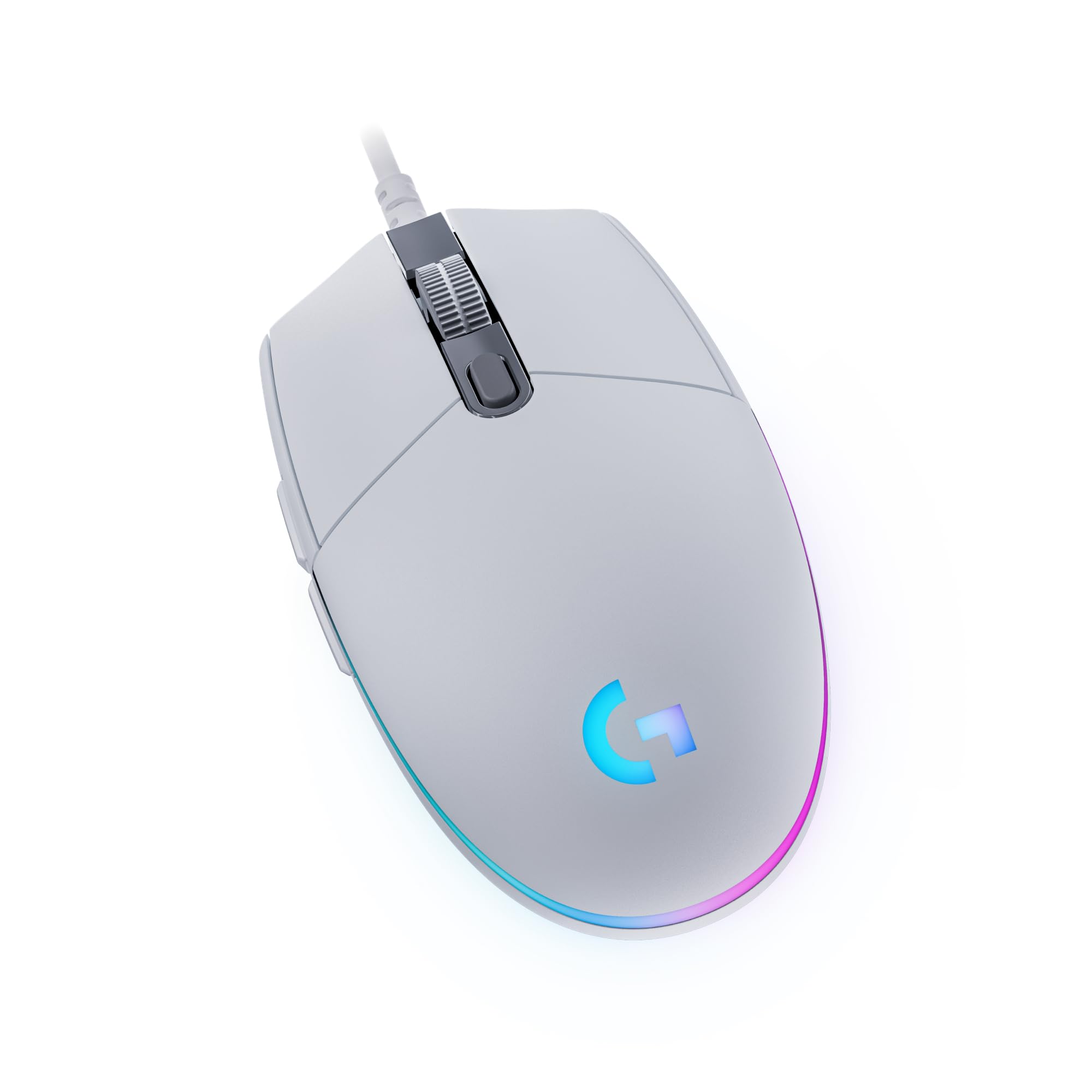 Logitech G Gaming-Maus, Weiß, G203