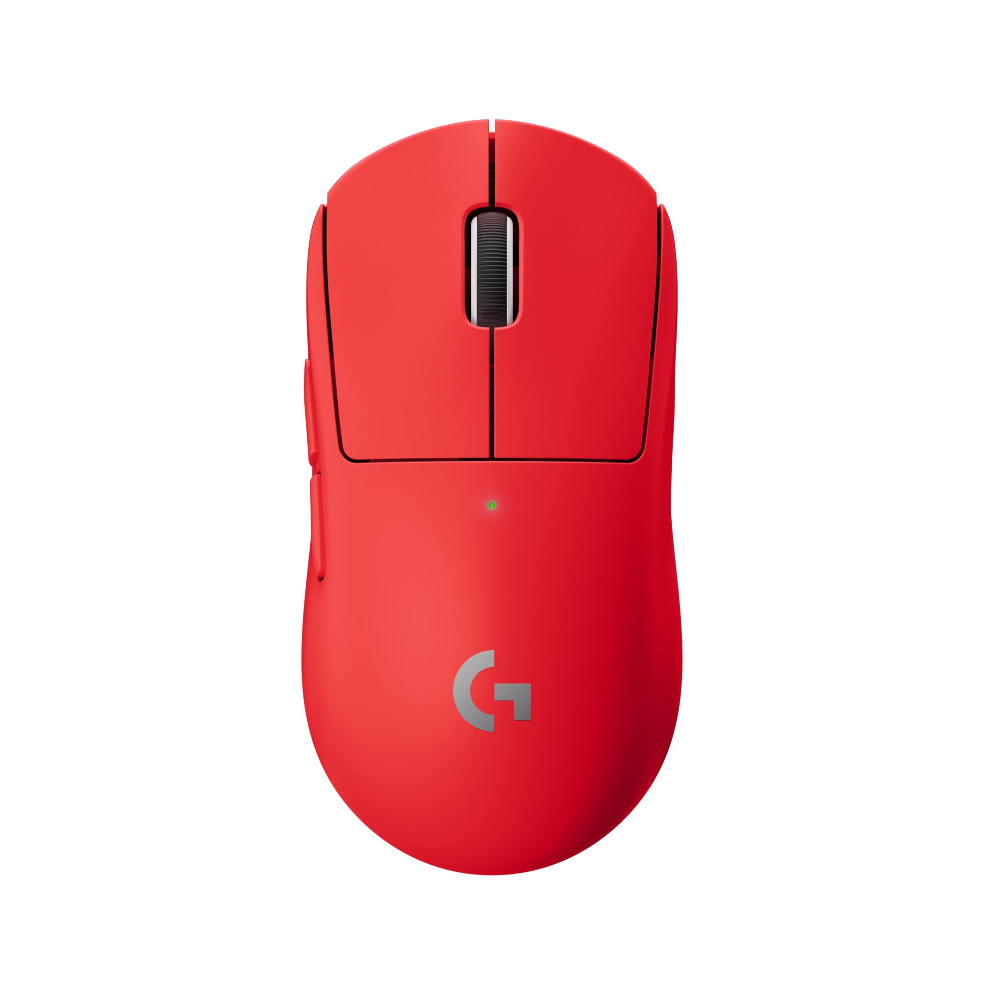 Logitech G PRO X SUPERLIGHT kabellose Gaming-Maus mit HERO 25K Sensor, Ultra-leicht mit 63g, 5 programmierbare Tasten, 70 Stunden Akkulaufzeit, PTFE-Füße ohne Zusatzstoffe, PC/Mac - Rot