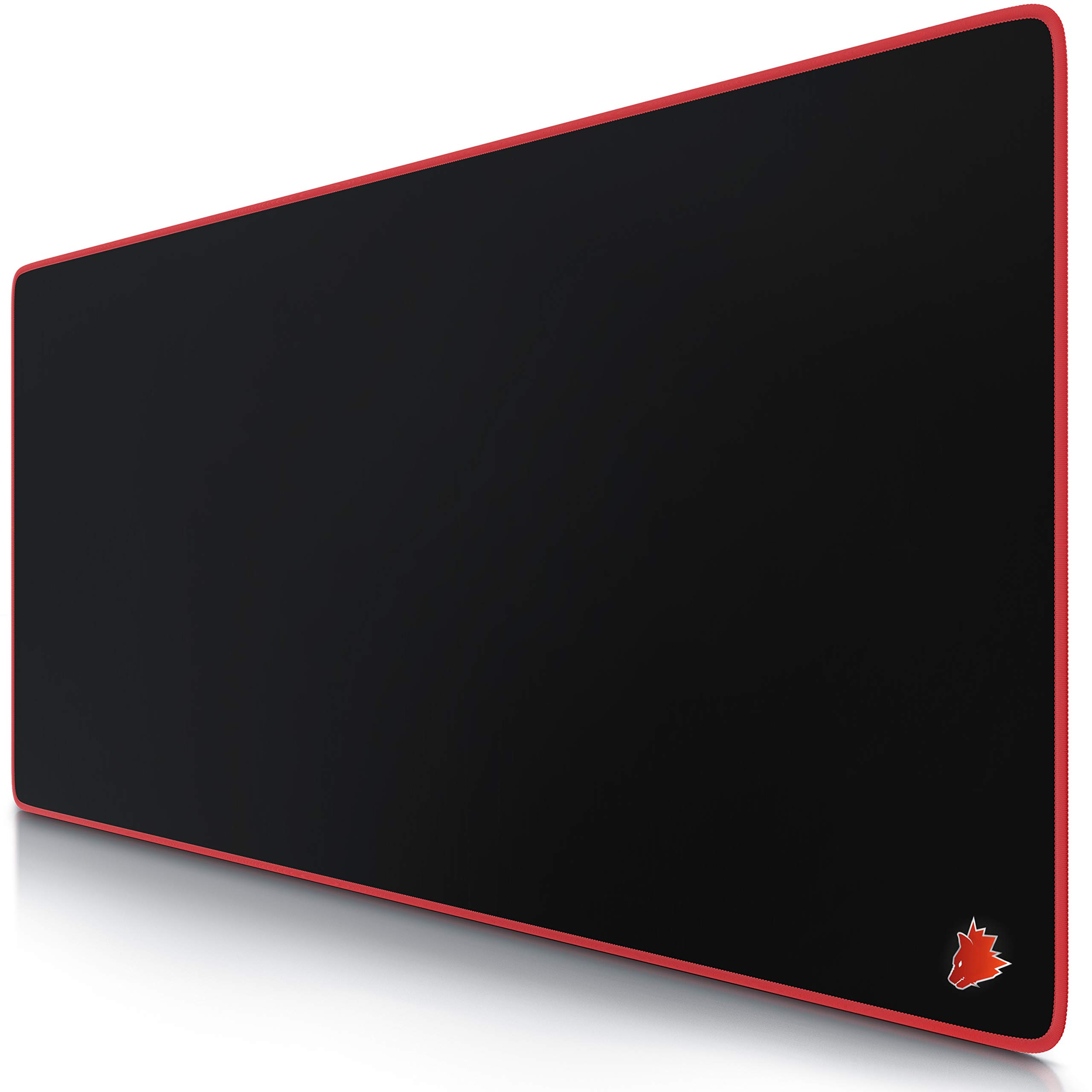 TITANWOLF - XXL Mauspad Gaming Titanwolf 900x400 mm - XXL Mousepad groß Motiv - Tischunterlage Large Size - verbessert Präzision und Geschwindigkeit - auch für Roccat Razer Logitech Maus und Tastatur