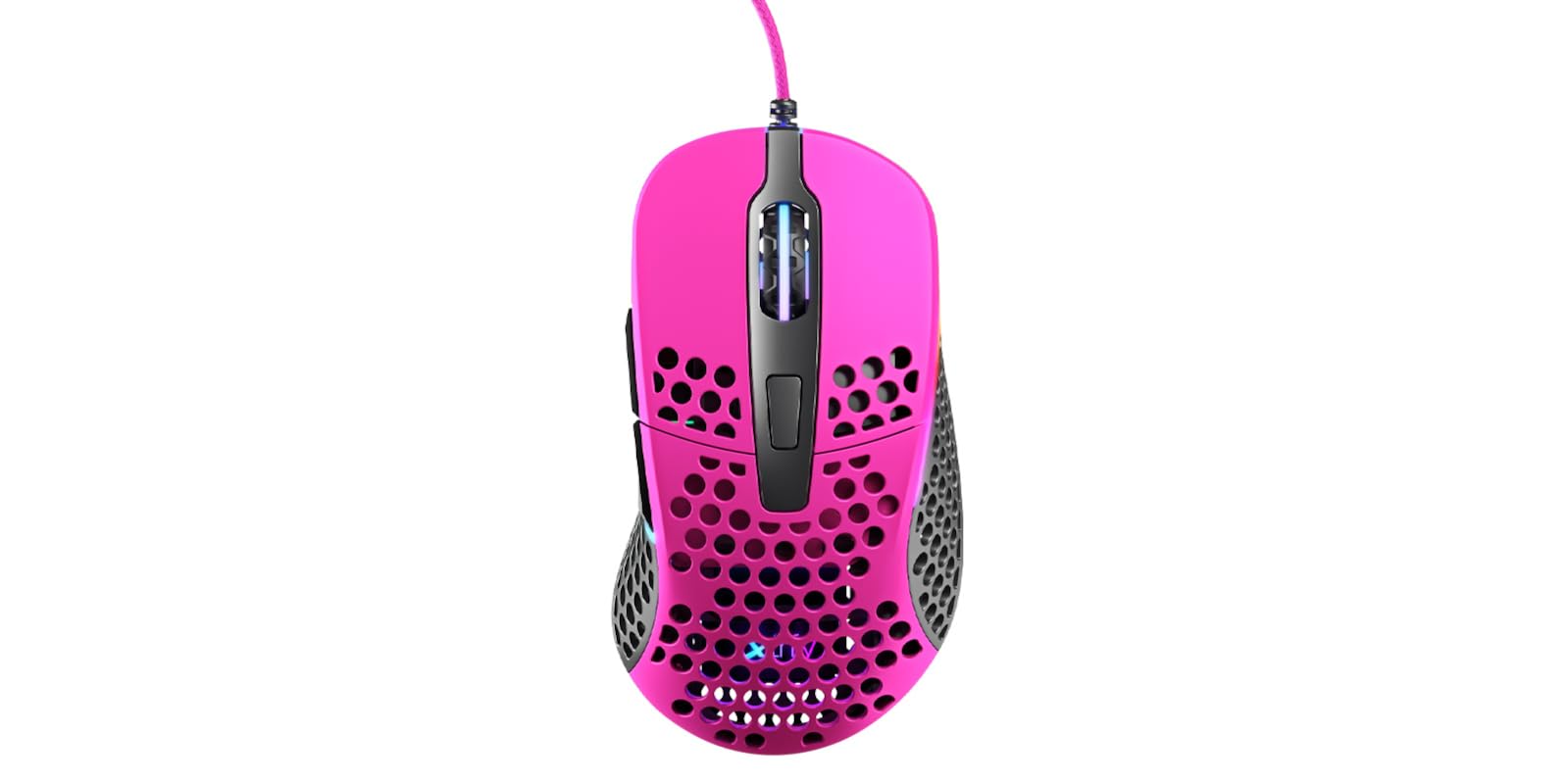 Xtrfy M4 RGB Ultraleichte Gaming-Maus, Rosa, XG-M4-RGB-PINK