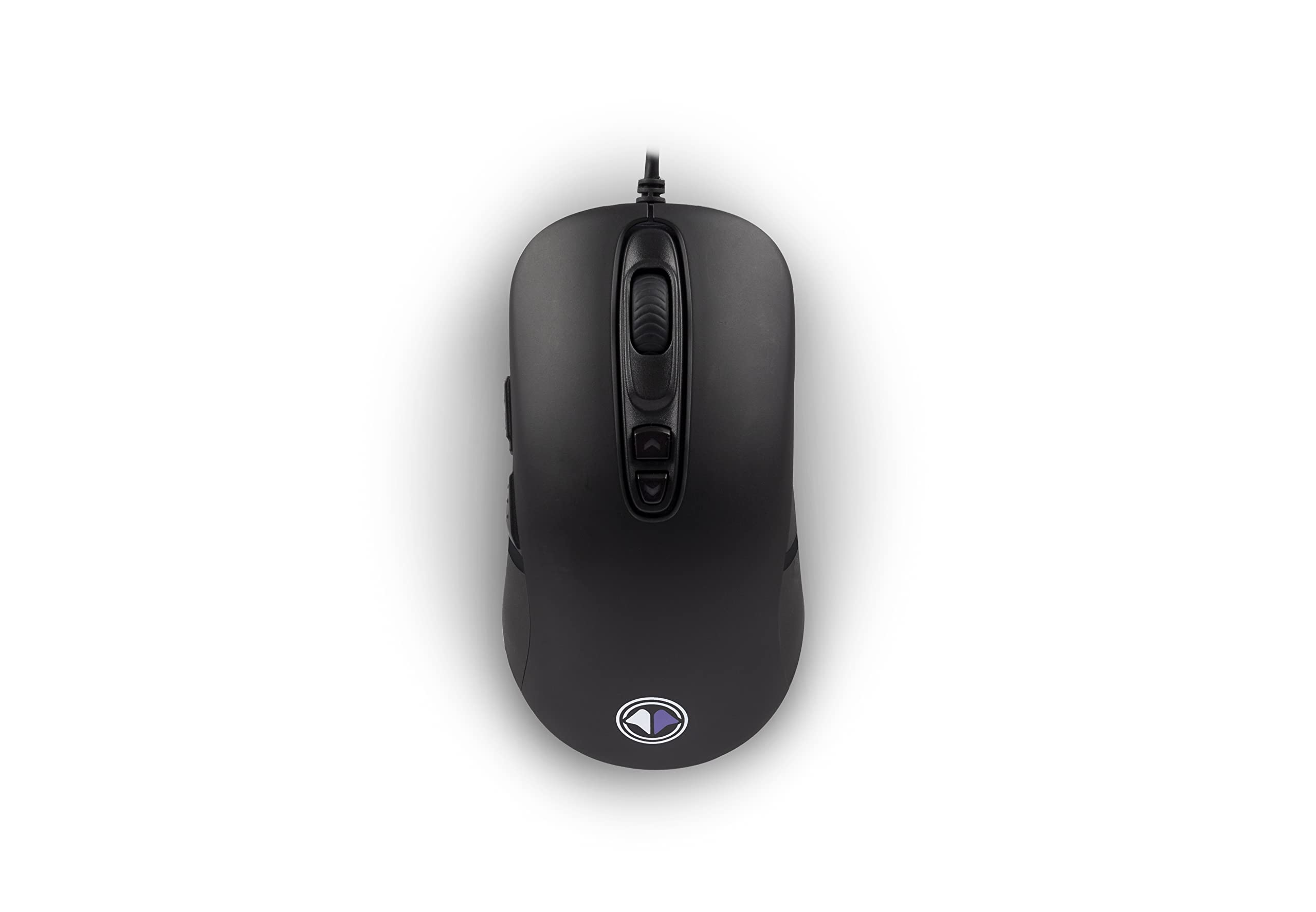 MILLENIUM Gaming Maus in Schwarz - High Performance USB Gaming Mouse für Hobby-Gamer und eSportler, optisch & funktional ansprechende Gamingmaus, schwarz