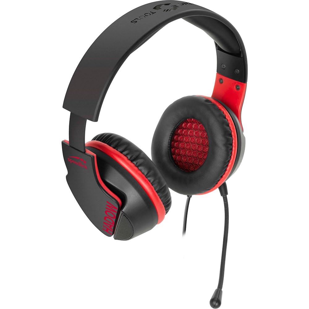 Speedlink HADOW Gaming Headset - Headset mit Stereo Sound für PC/Notebook/Laptop, schwarz