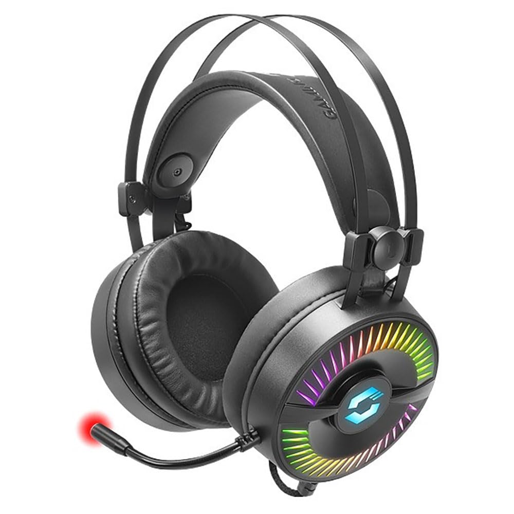Speedlink QUYRE RGB 7.1 Gaming Headset - individualisierbarer Sound, RGB-Beleuchtung für PC/Notebook/Laptop, schwarz