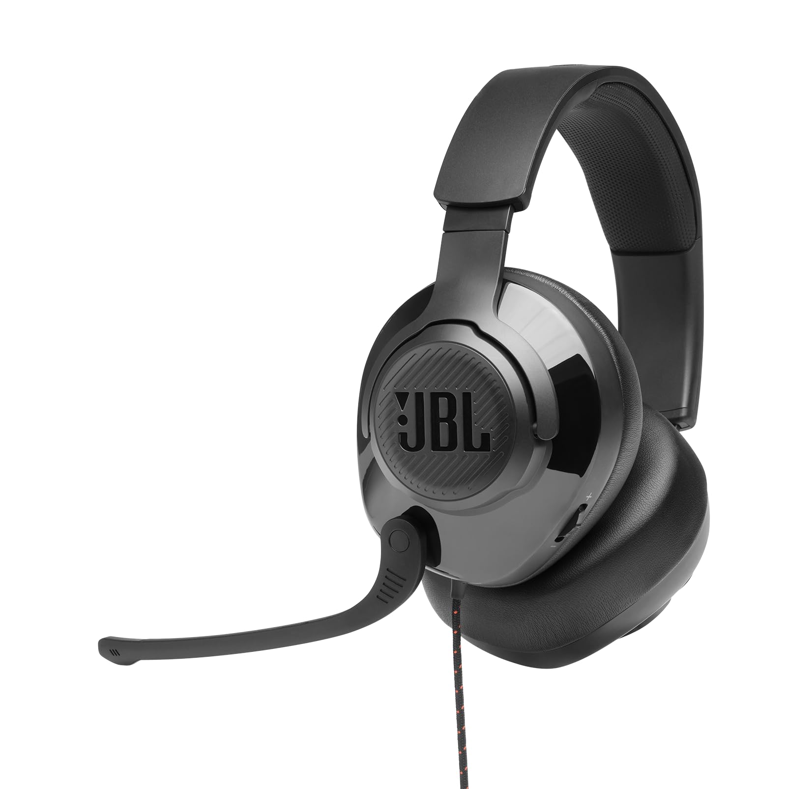 JBL Quantum 200 Over-Ear-Gaming-Kopfhörer, kabelgebunden, Größe L, Schwarz