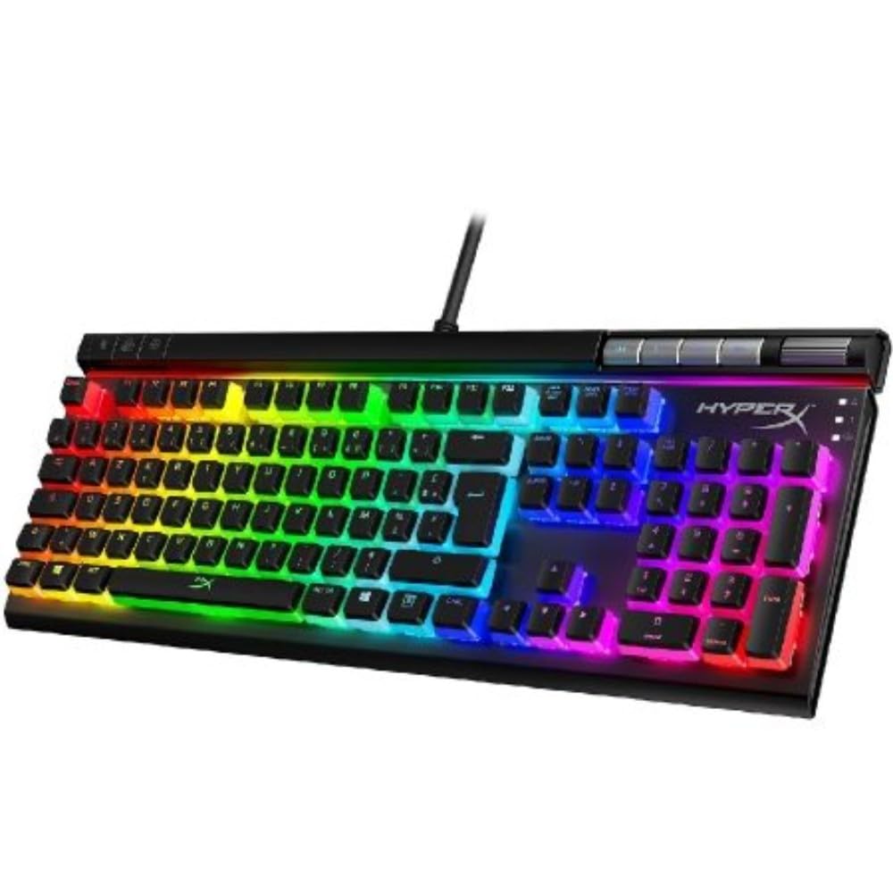 HyperX Alloy Elite 2 Mechanische Gaming-Tastatur, HyperX Red, französisches Layout