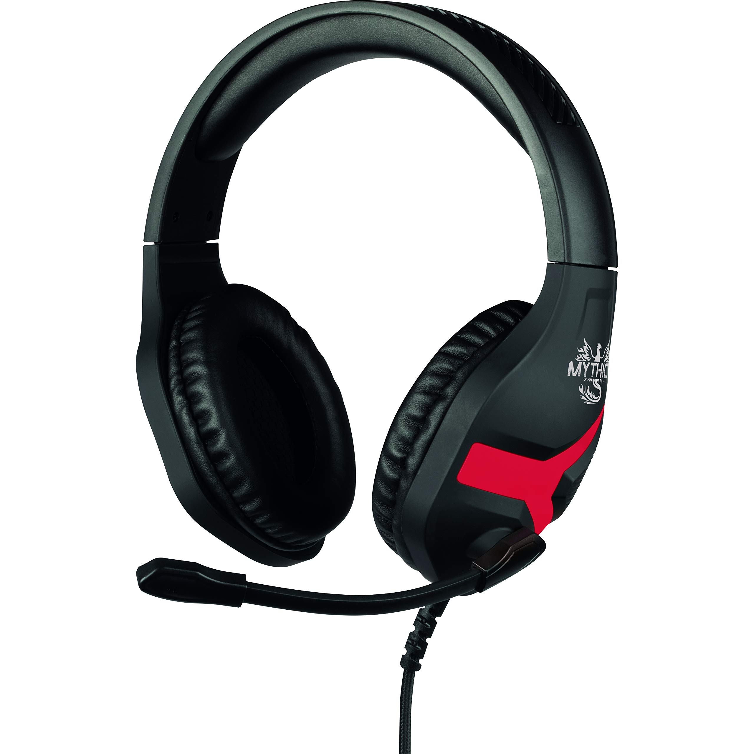 Konix Mythics Nemesis Kabelgebundenes Gaming Headset für Nintendo Switch - 45° Mikrofon - 1,5 m Kabel - 3,5 mm Klinkenstecker - Schwarz und Rot