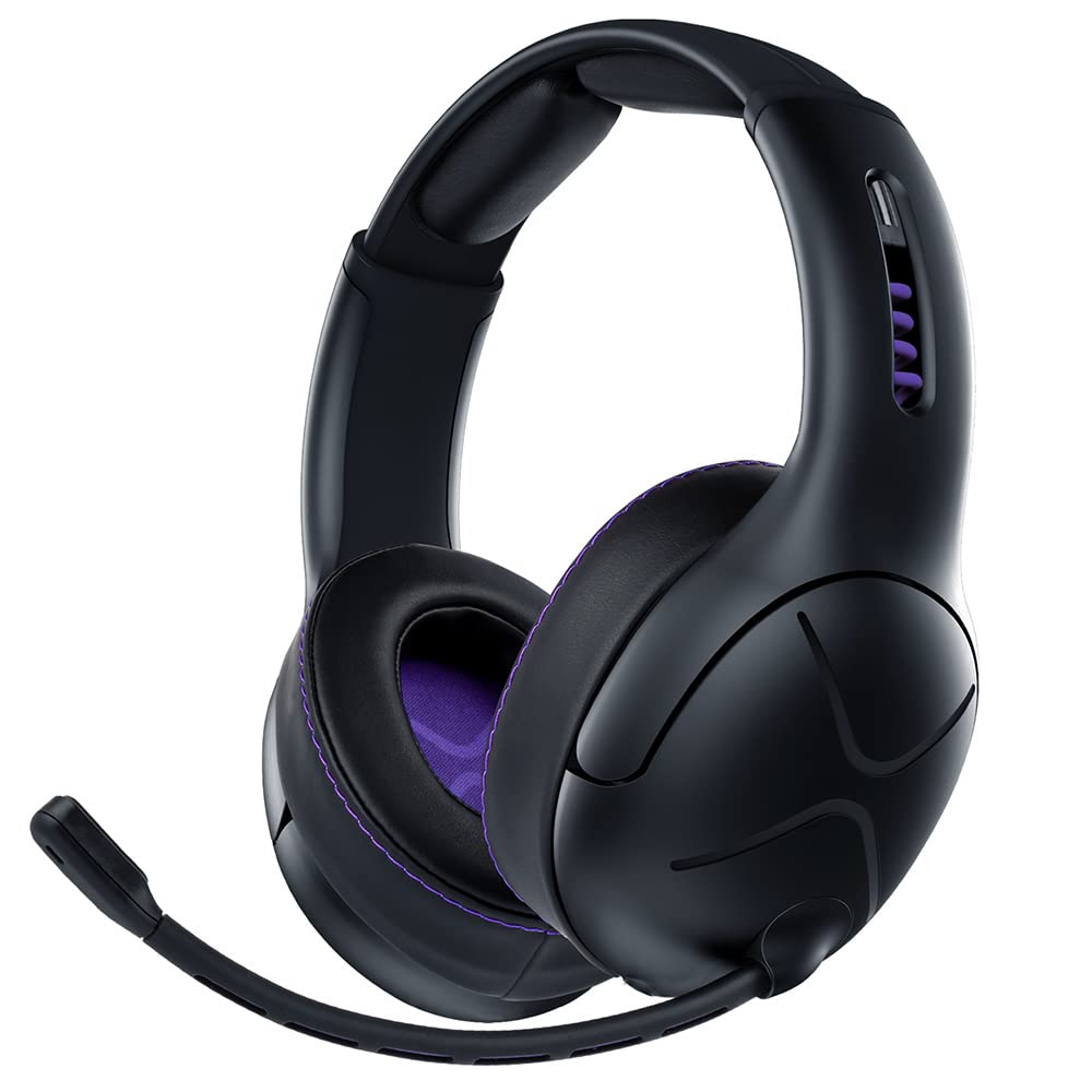 PDP Victrix Gambit Schwarz drahtlos and verkabelt Gaming Kopfhörer mit Mic - Microsoft Xbox One, Series X|S, PC - Esports-Ready Pro Audio, Noise Cancelling Microphone, Over the Ear Kopfhörer