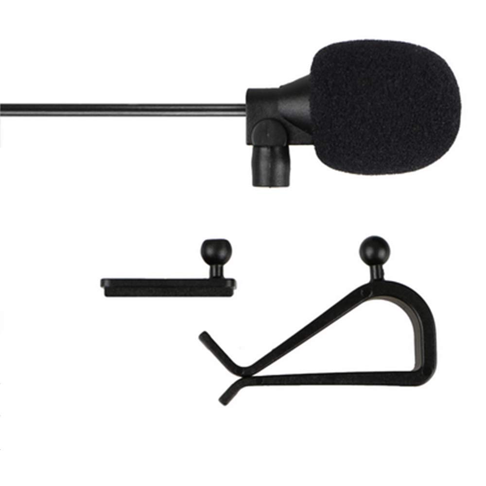 Auto-Mikrofon, 2,5 mm, Stereo, externes Mikrofon, kompatibel mit Fahrzeug-Haupteinheit