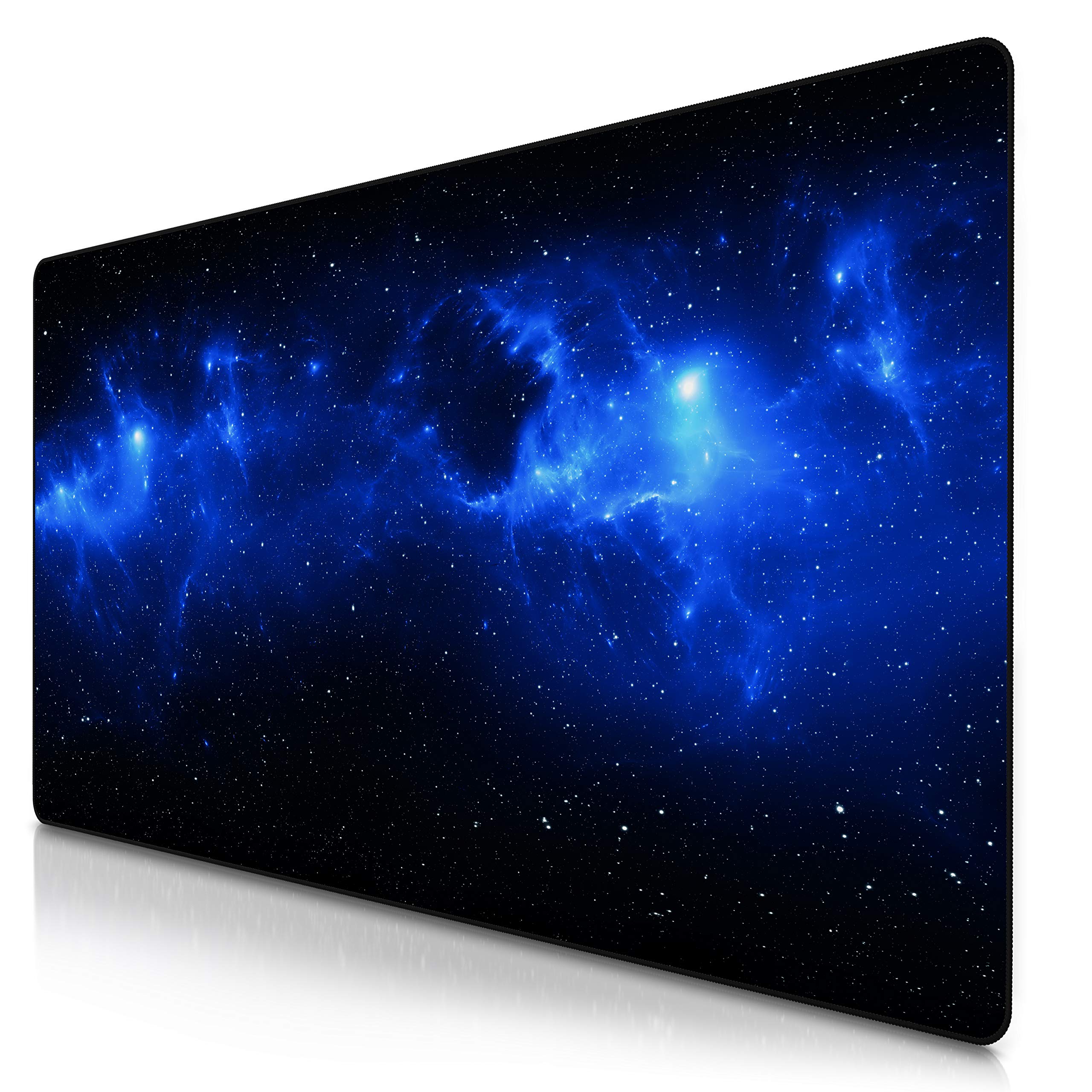 CSL - Übergröße Mauspad Gaming Titanwolf 1200x600mm - XXXL Mousepad groß mit Motiv - Tischunterlage Large Size - verbessert Präzision und Geschwindigkeit - XXL z.B. für Logitech Maus und Tastatur