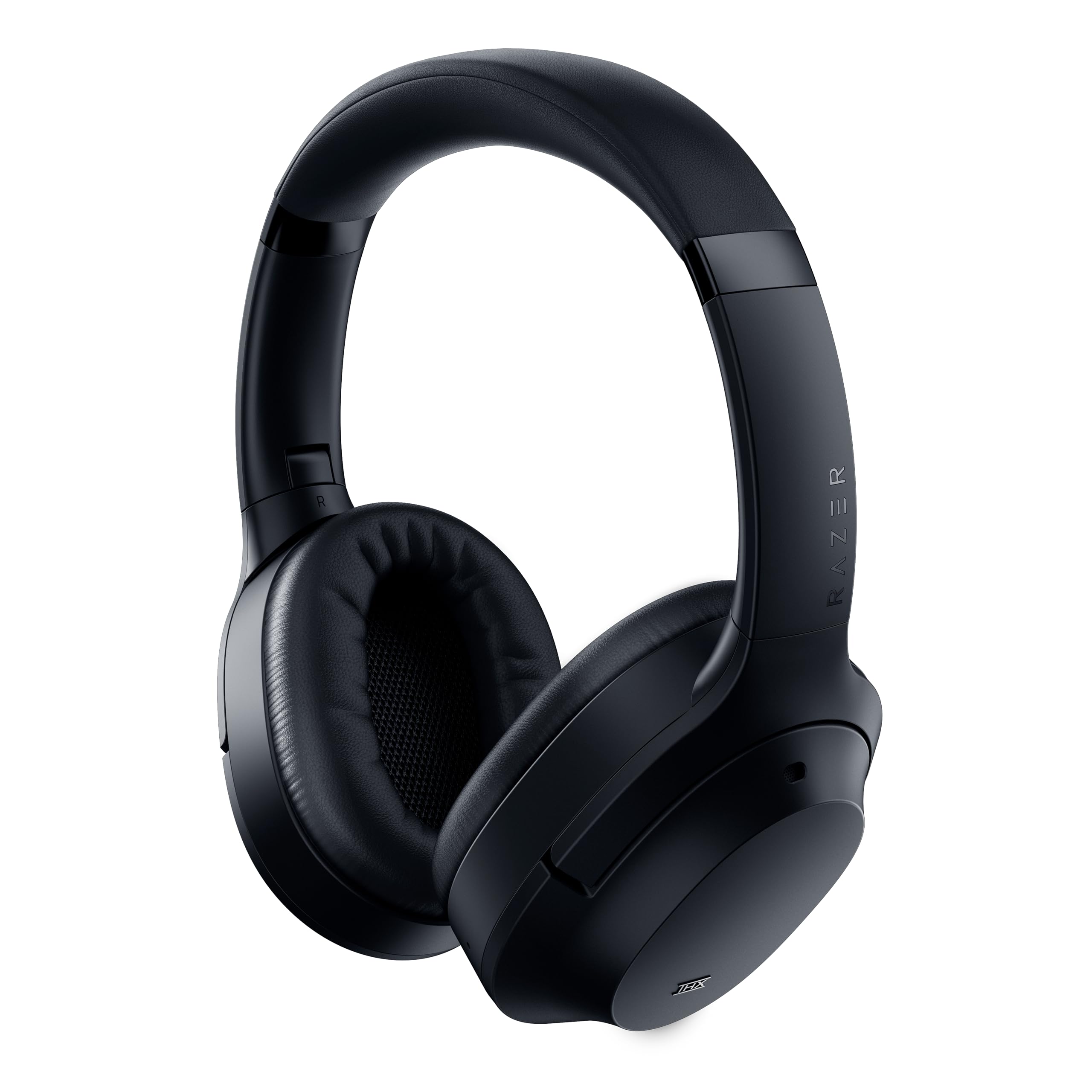 Razer Opus - Kabelloser Kopfhörer mit THX-Zertifikat und aktiver Rauschunterdrückung ANC (Wireless Headset, Bluetooth, bis 40 Stunden Akku, Mikrofon, Umgebungsmodus) Schwarz
