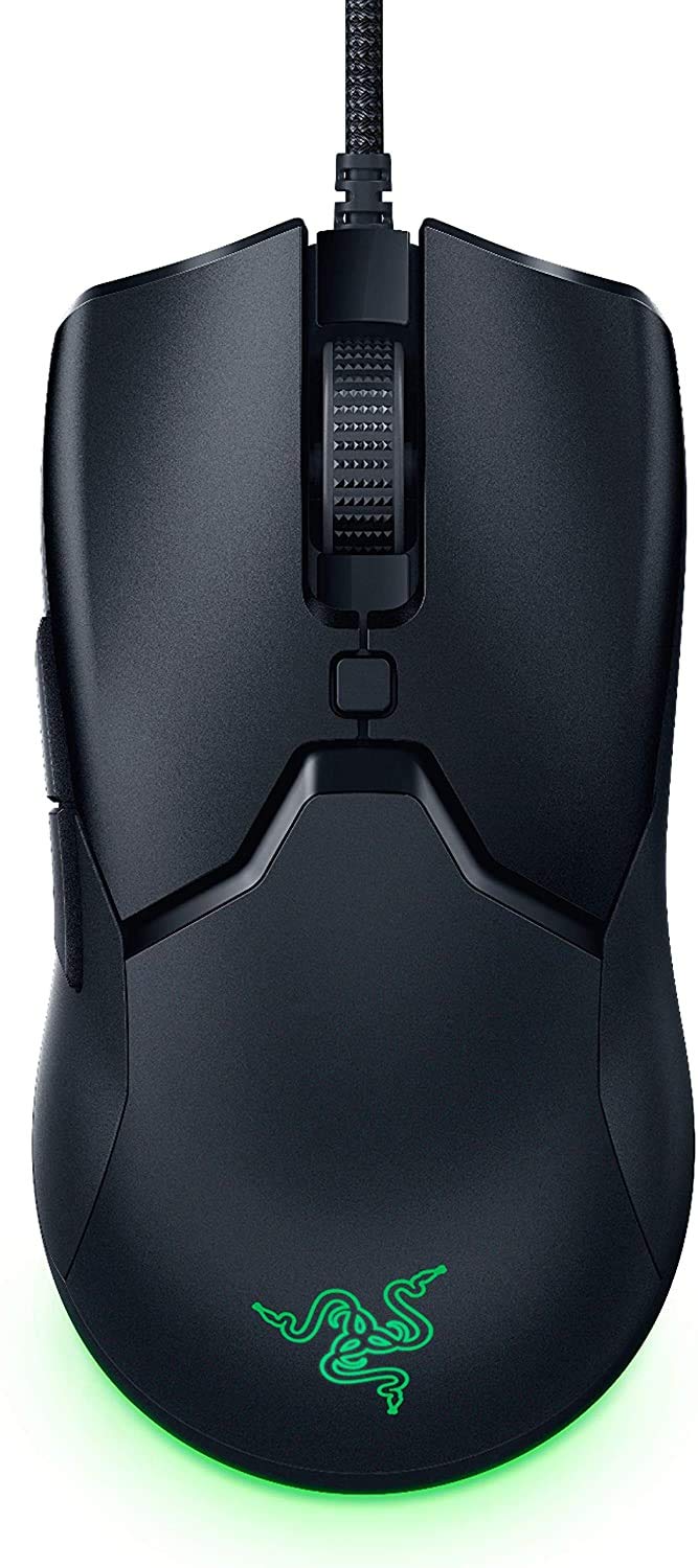 Razer Viper Mini - Kabelgebundene Gaming-Maus für PC/Mac (ultraleicht, 61 g, beidhändig, Speedflex-Kabel, optischer Sensor mit 8.500 DPI, Chroma RGB-Beleuchtung) Schwarz