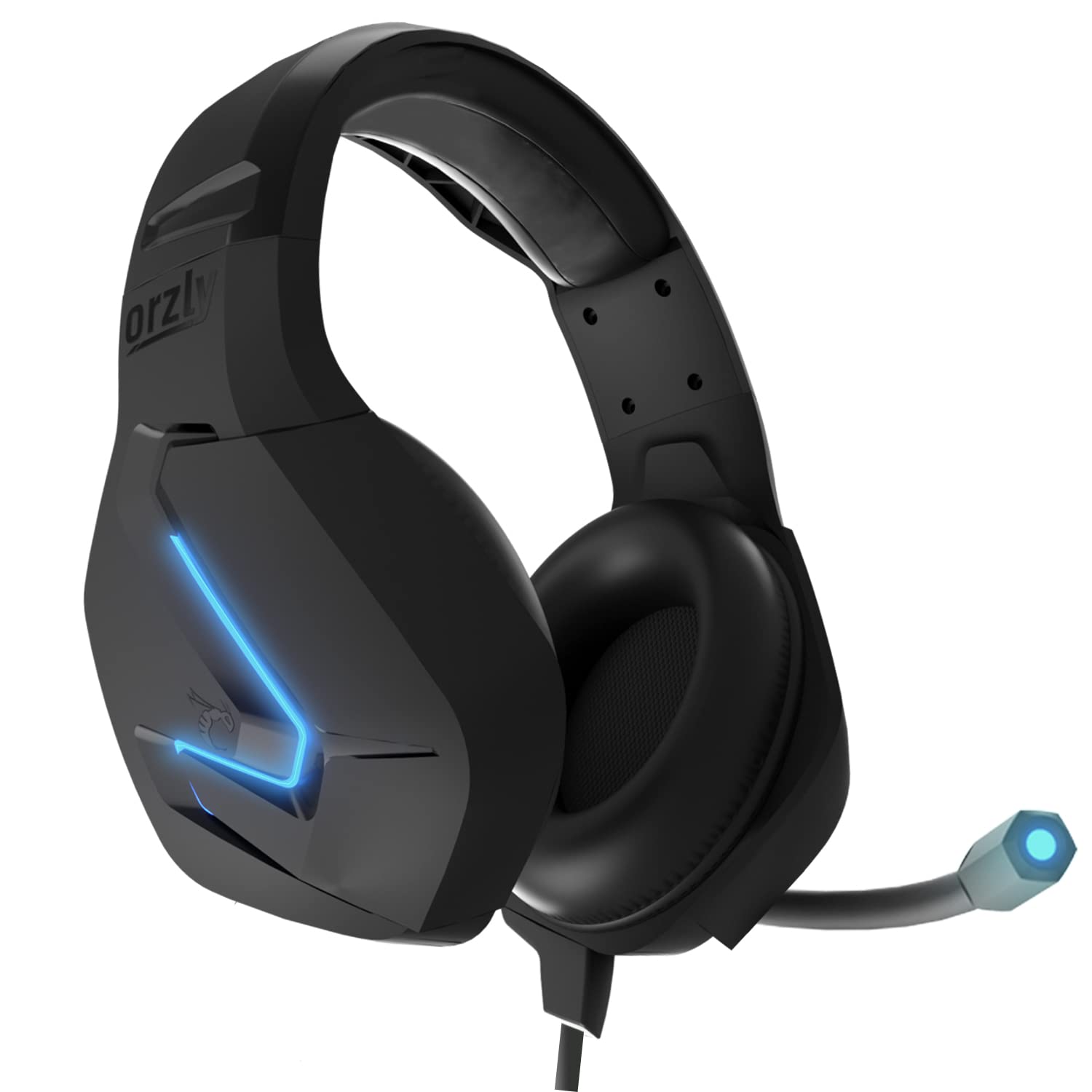 Gaming Headset für PC PS5, PlayStation PS4, Xbox Series X | S, Xbox ONE, Nintendo Switch, Laptop & Google Stadia Stereo-Sound with mit Geräuschunterdrückung Microphone -Hornet RXH-20 Abyss Auflage