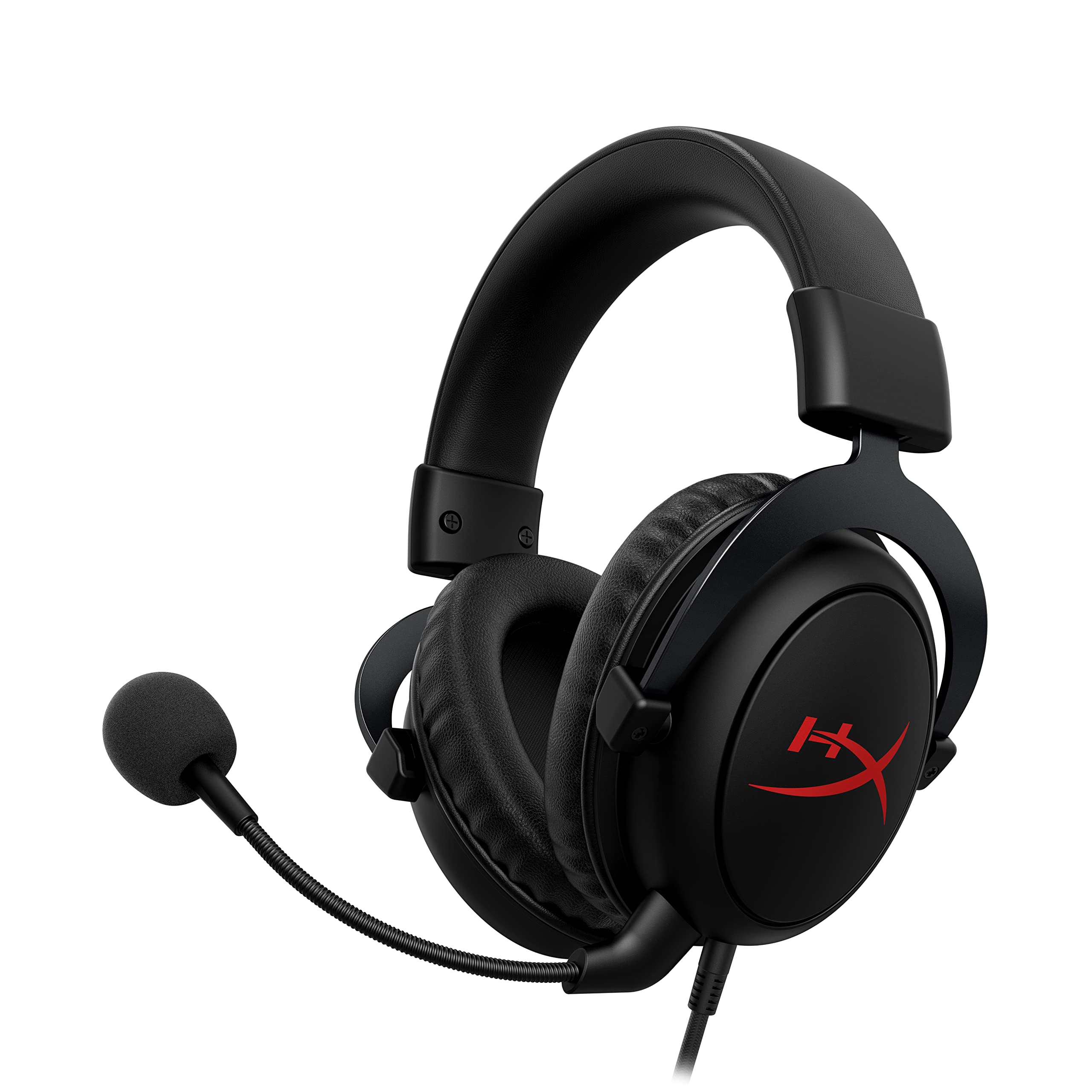 HyperXCloud Core-Gaming-HeadsetfürPC,DTSHeadphone:XSpatialAudio,Memoryschaum-Ohrpolster,robusterAluminiumrahmen