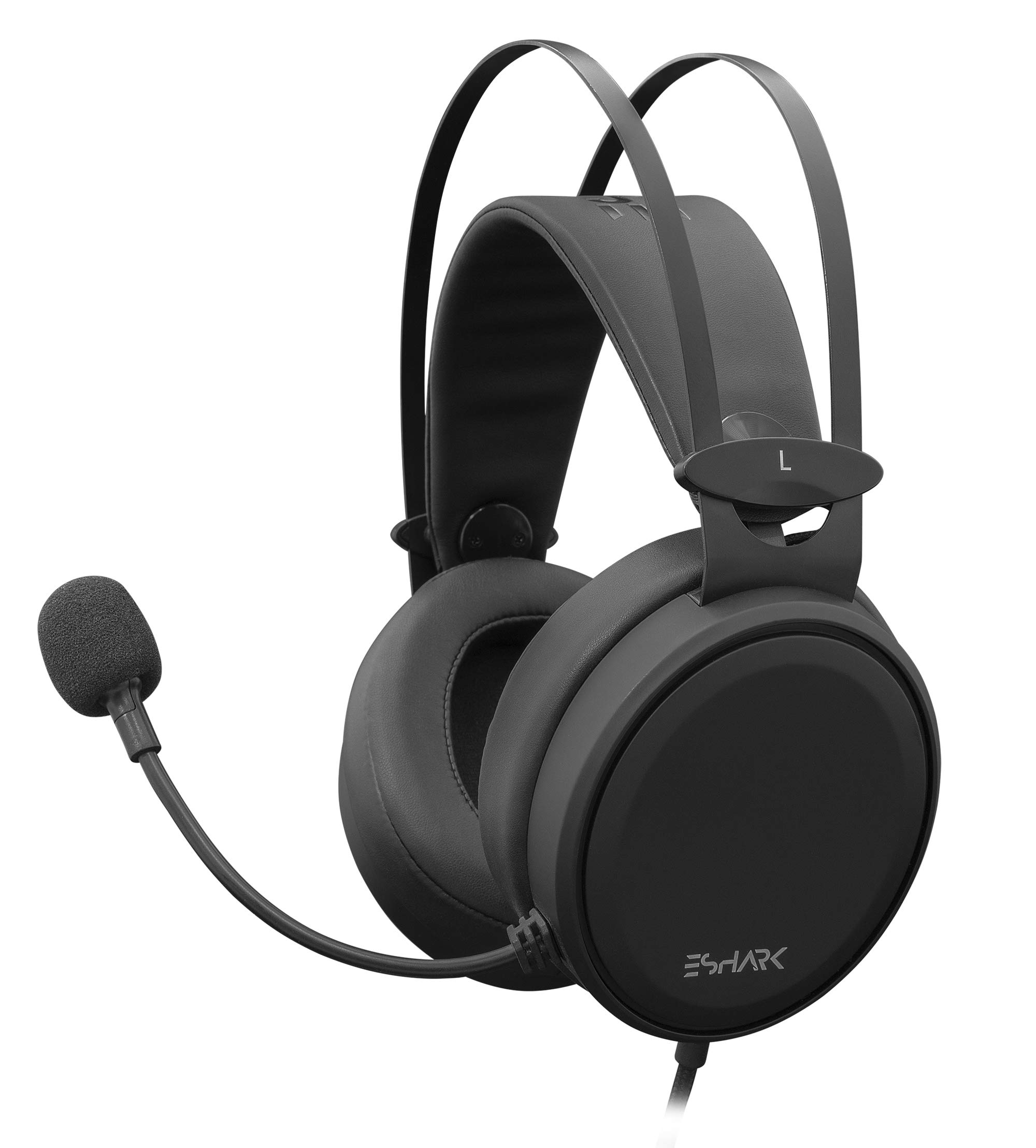 eShark Cuffie Gaming USB Con Microfono ESL-HS5 KUGO2 Nero
