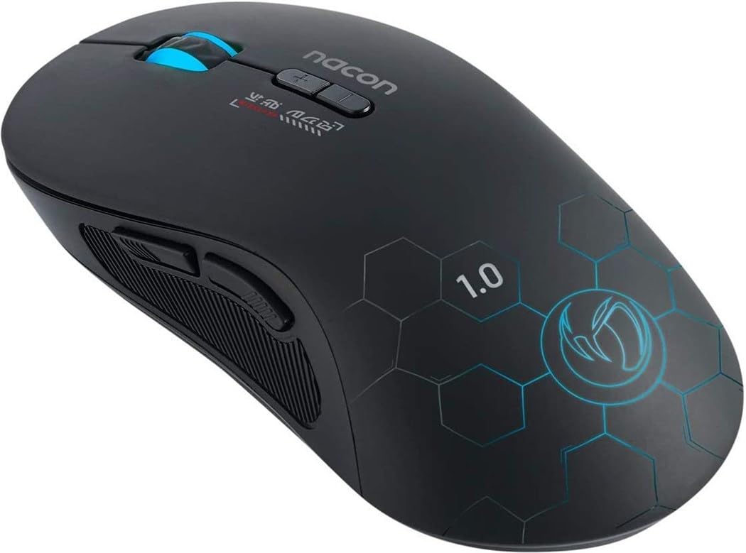 NACON Optische Gaming-Maus, kabellos, GM-180, Schwarz