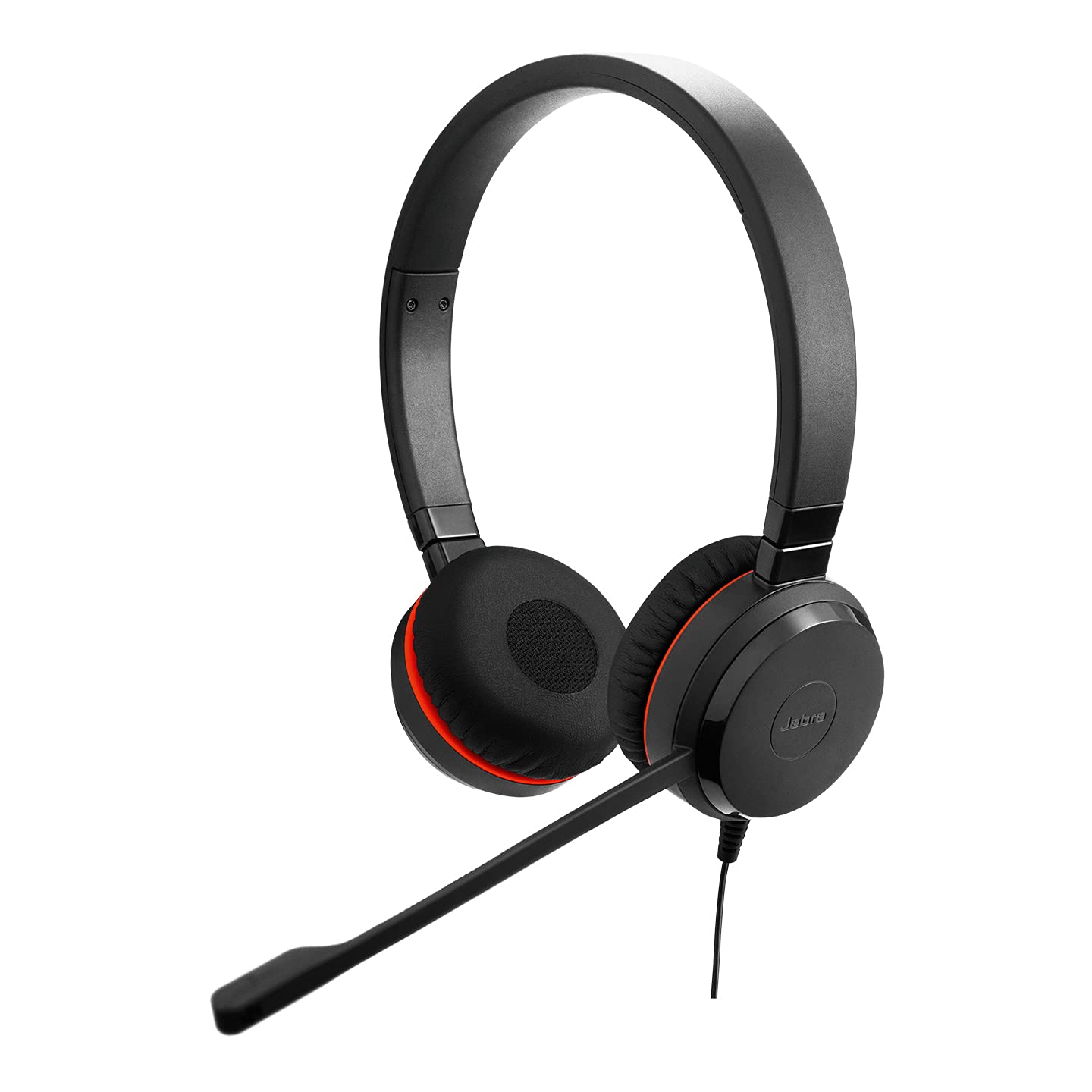 Jabra Evolve 20 SE Stereo Headset, USB-C Kabel mit Anrufsteuerung, Microsoft Teams zertifiziert, Schwarz