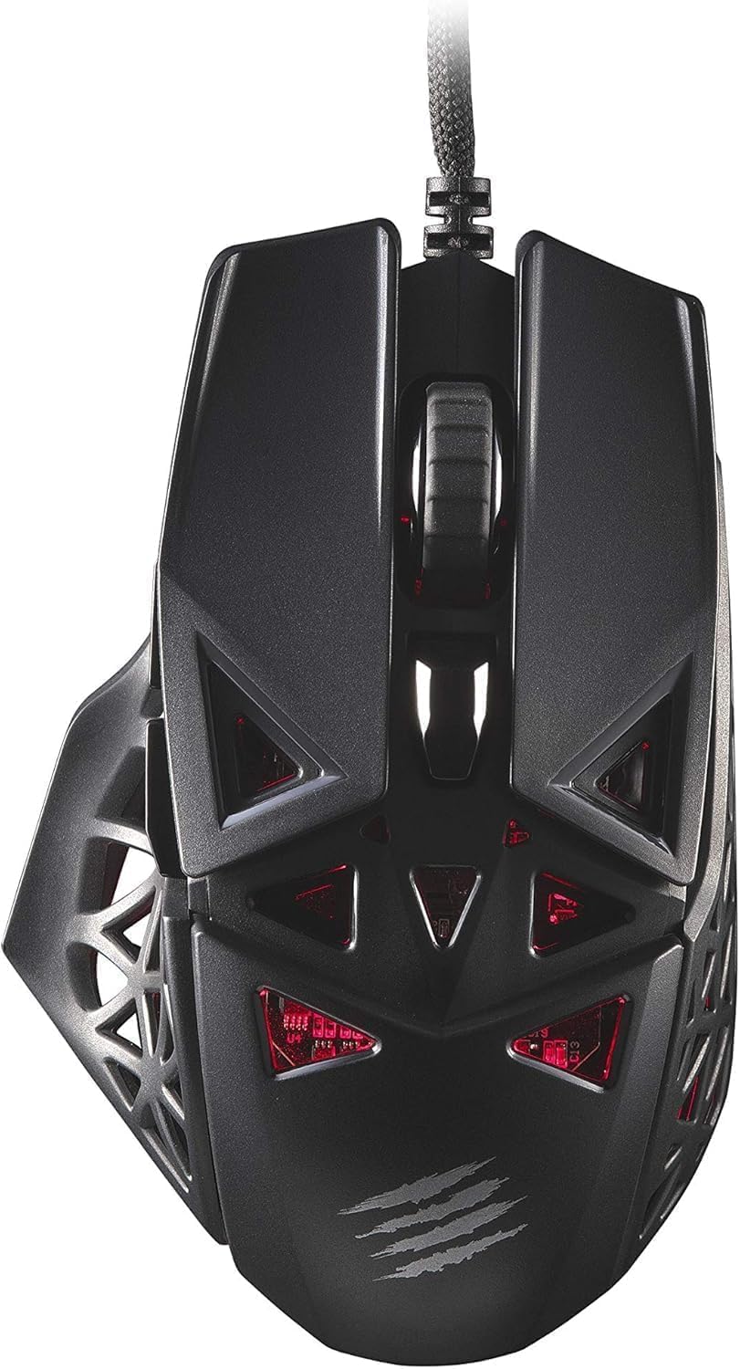 Madcatz MM04DCINBL000-0 Kabelgebunden Gaming-Maus Optisch Ergonomisch Schwarz